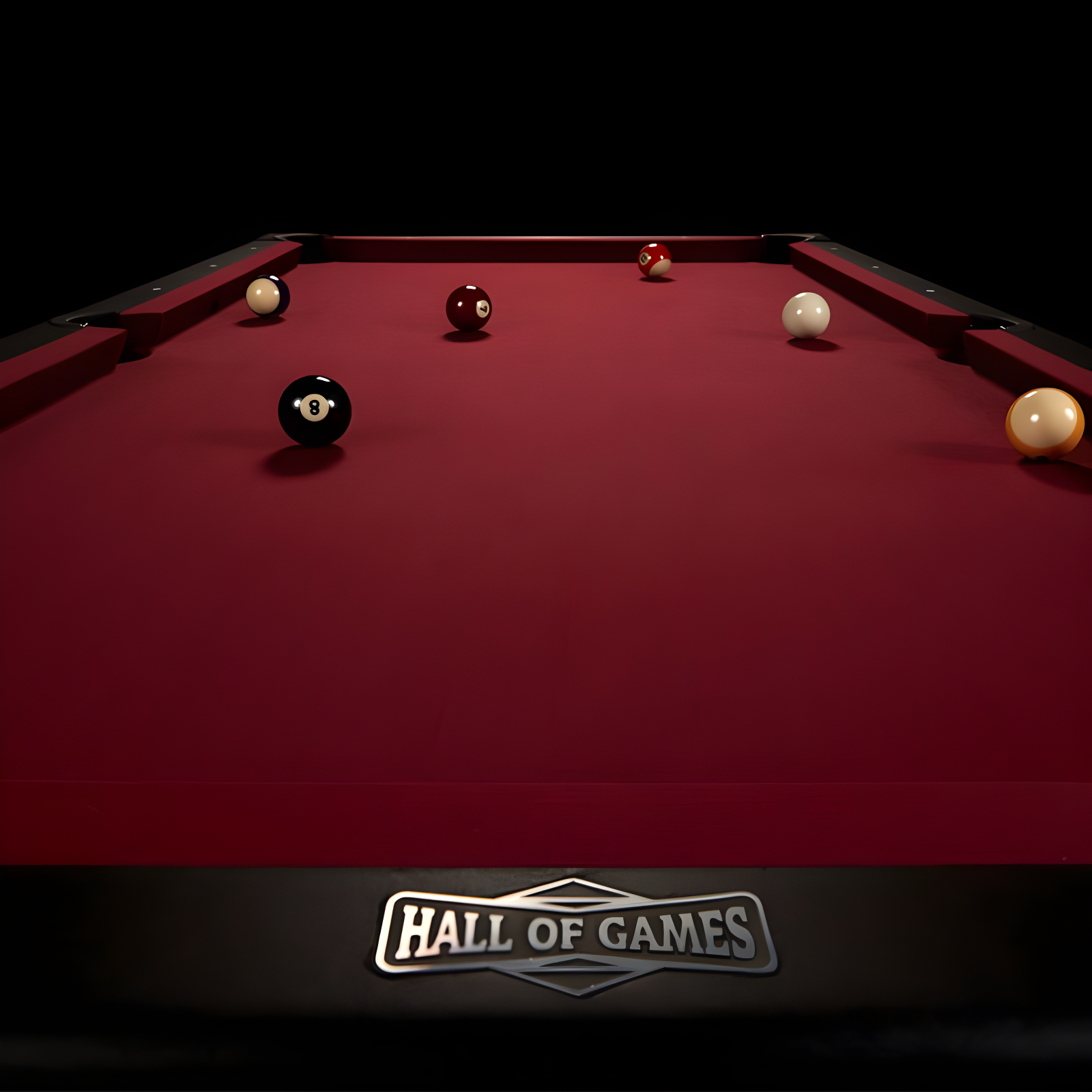 Hall of Games Hall of Games Edgewood 7' Pool Table with Playing Accessories