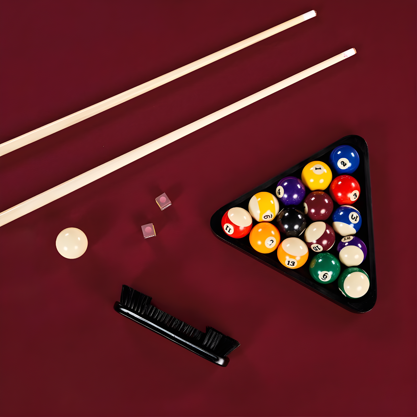 Hall of Games Hall of Games Edgewood 7' Pool Table with Playing Accessories