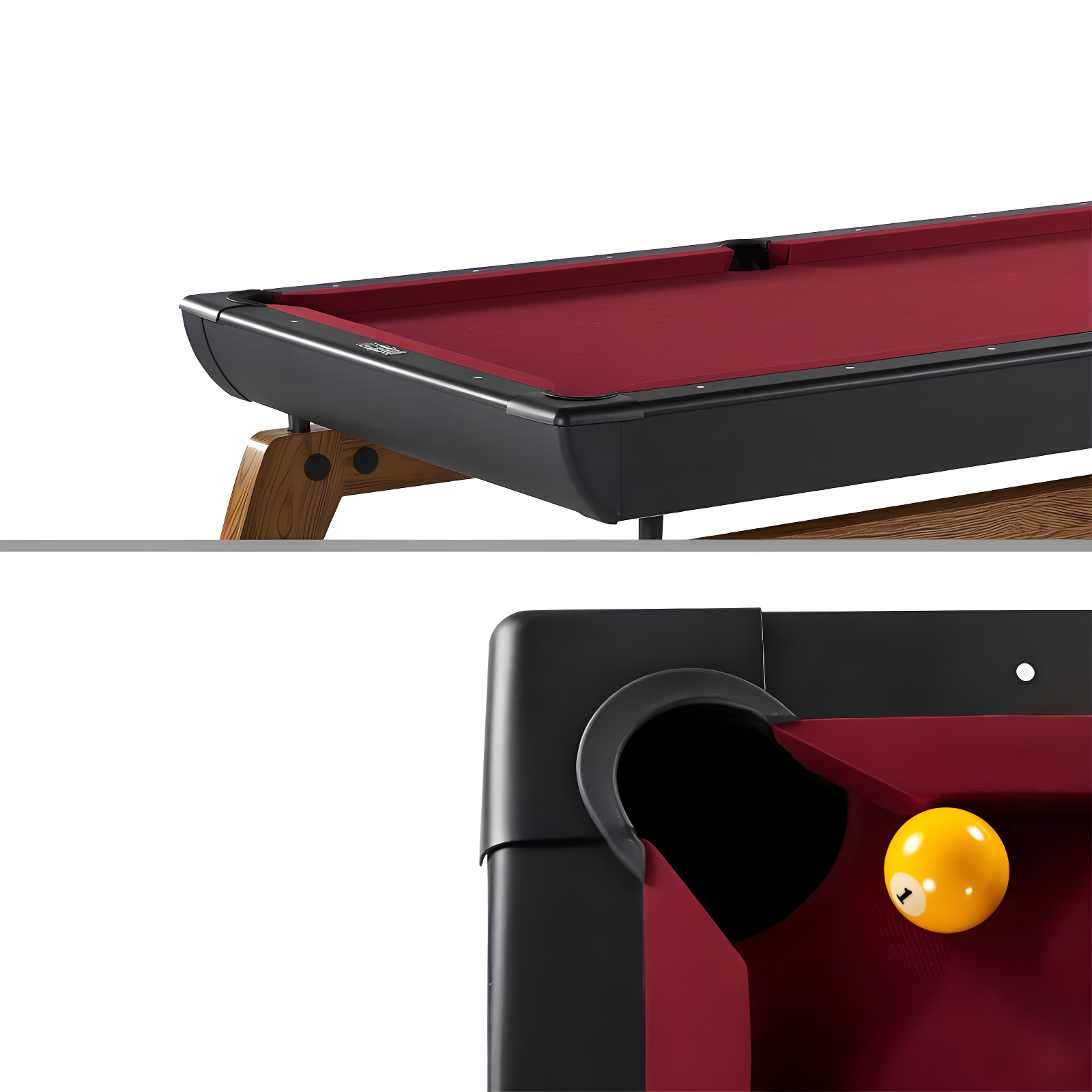 Hall of Games Hall of Games Edgewood 7' Pool Table with Playing Accessories