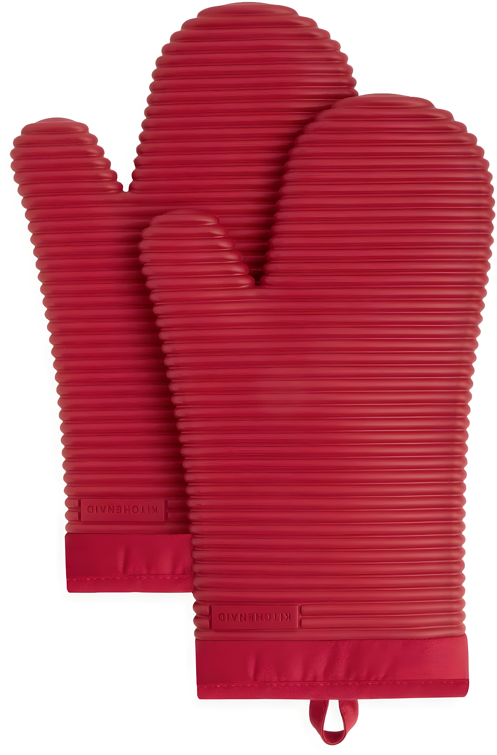 KitchenAid® KitchenAid Ribbed Soft Silicone Oven Mitt (Set of 2)
