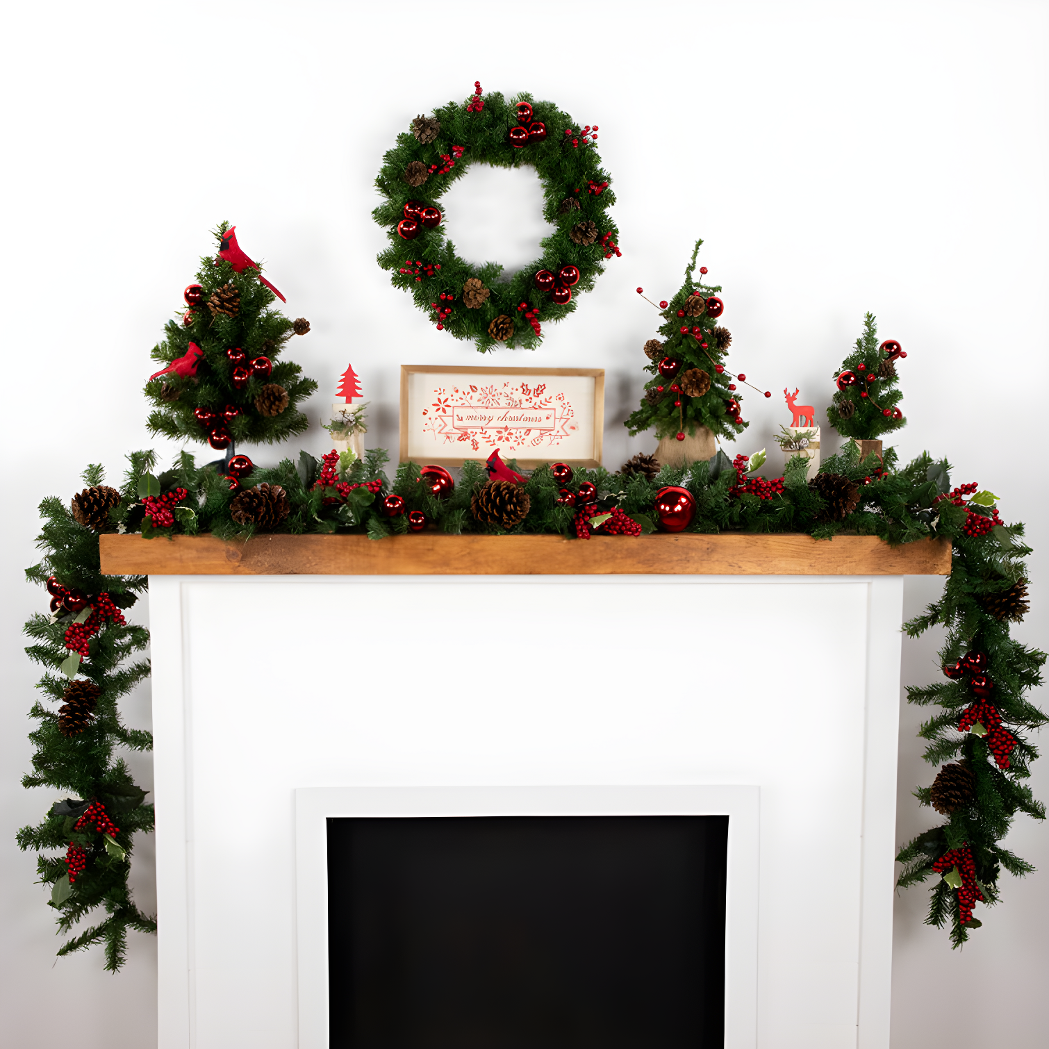 Canadian Pine Artificial Christmas Garland Unlit