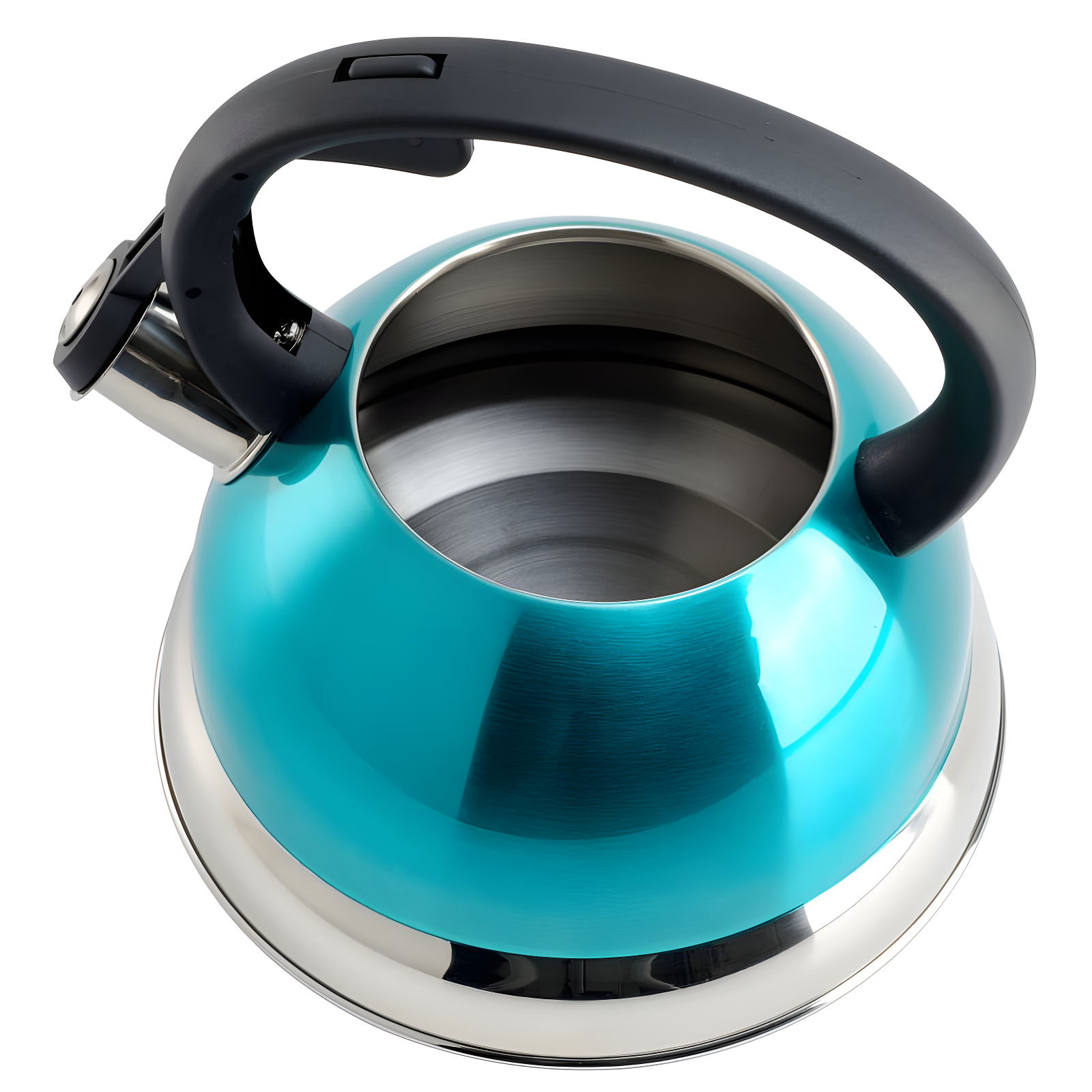 Mr. Coffee Mr. Coffee Flintshire 1.75 Quart Whistling Stovetop Tea Kettle In Blue