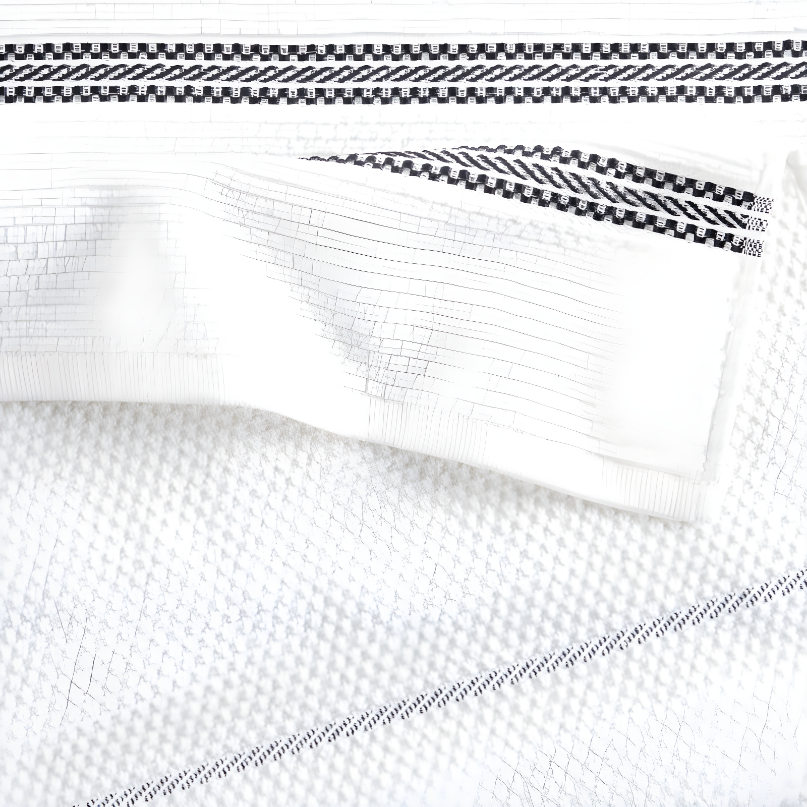 Martha Stewart Martha Stewart Modern Waffle Kitchen Towel Set 6-Pack, Linen, 16"x28" (Set of 6)