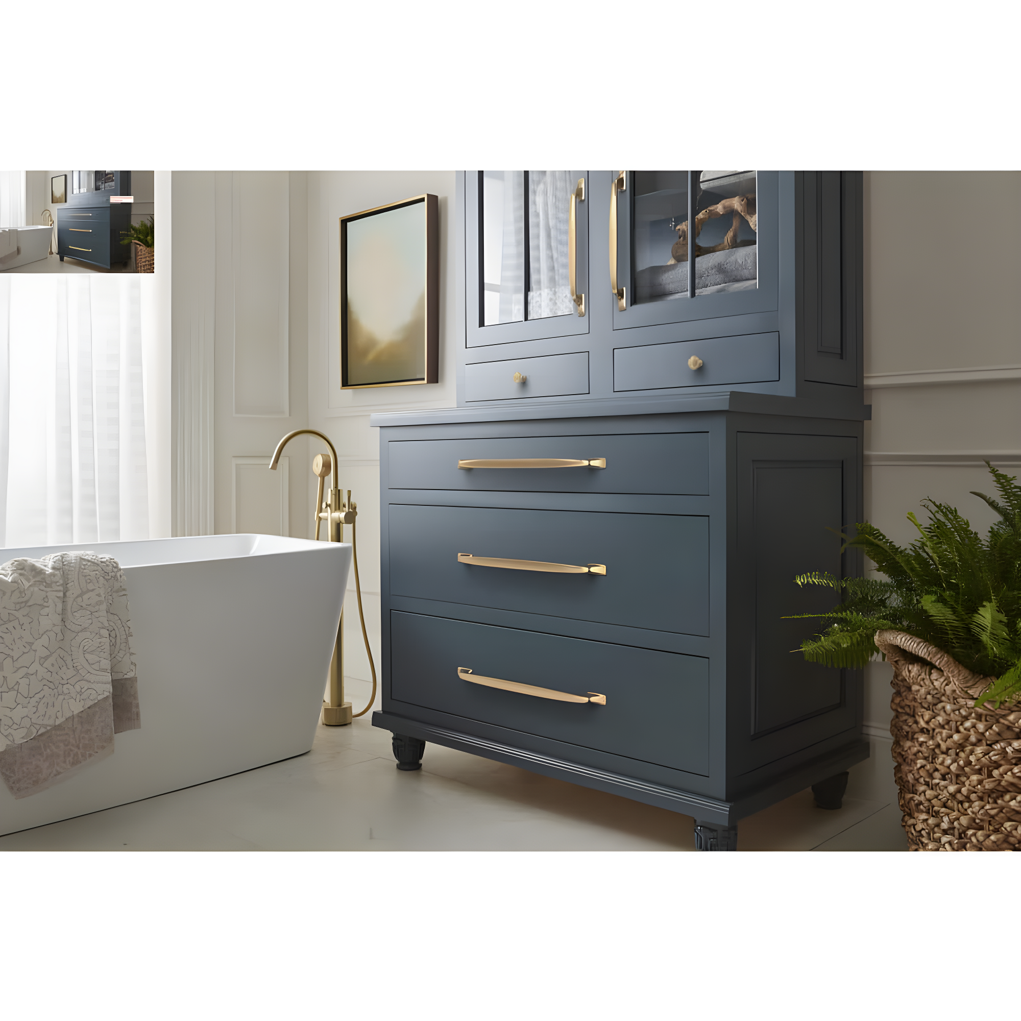 Amerock Highland Ridge 18 inch (457mm) Center-to-Center Champagne Bronze Appliance Pull