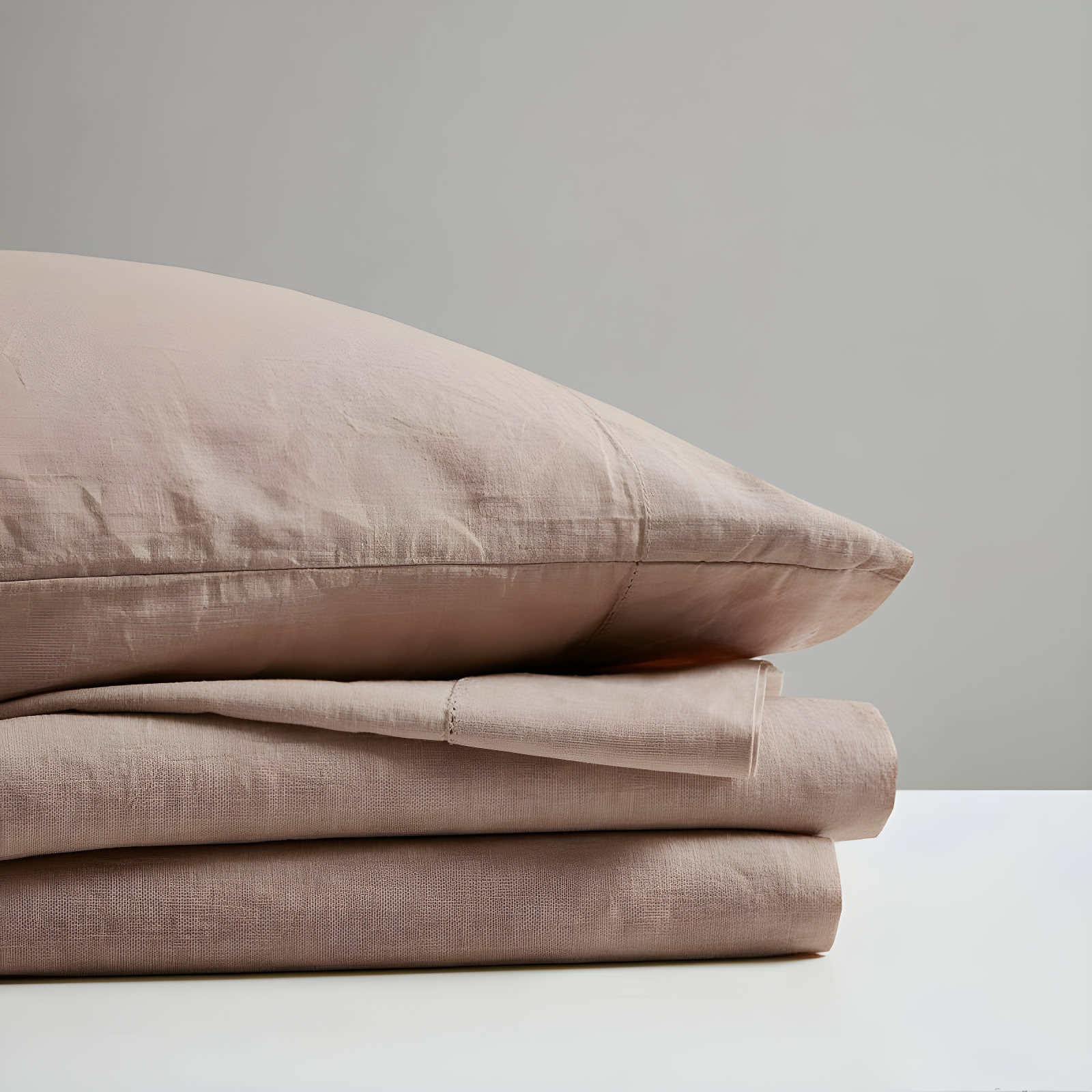 Madison Park Linen Blend 4 Piece Sheet Set