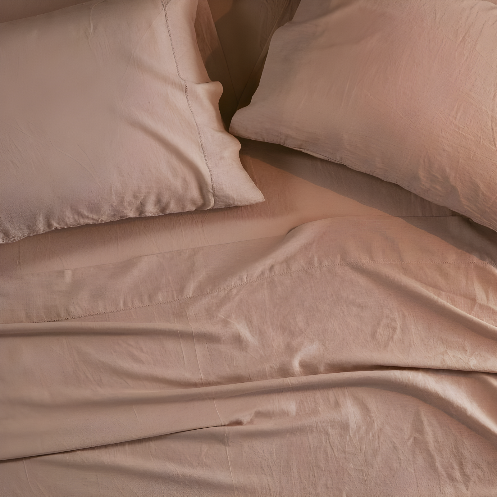 Madison Park Linen Blend 4 Piece Sheet Set