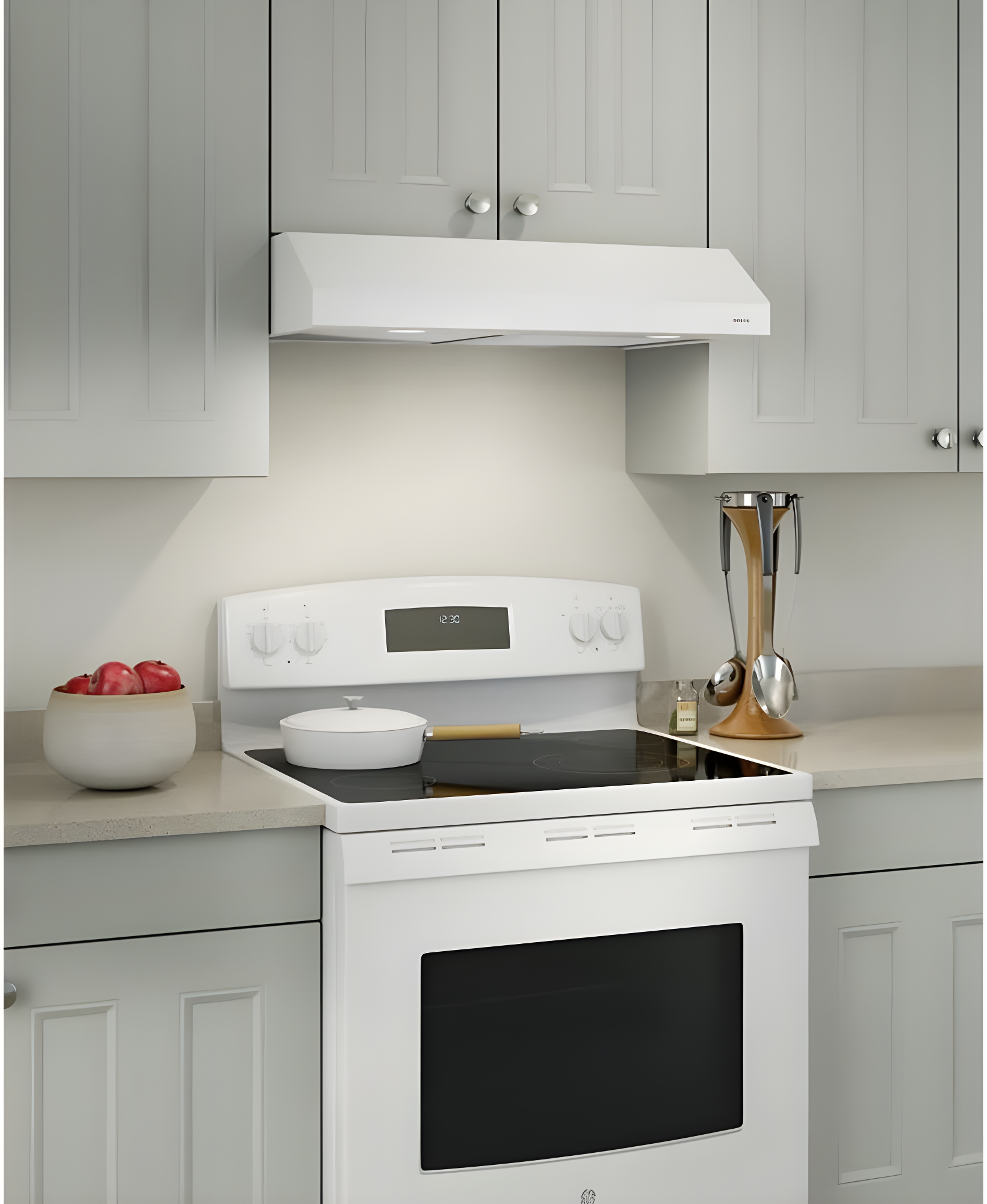 Broan NuTone 24" Steel 250 CFM Convertible Under Cabinet Range Hood with Mesh Filter