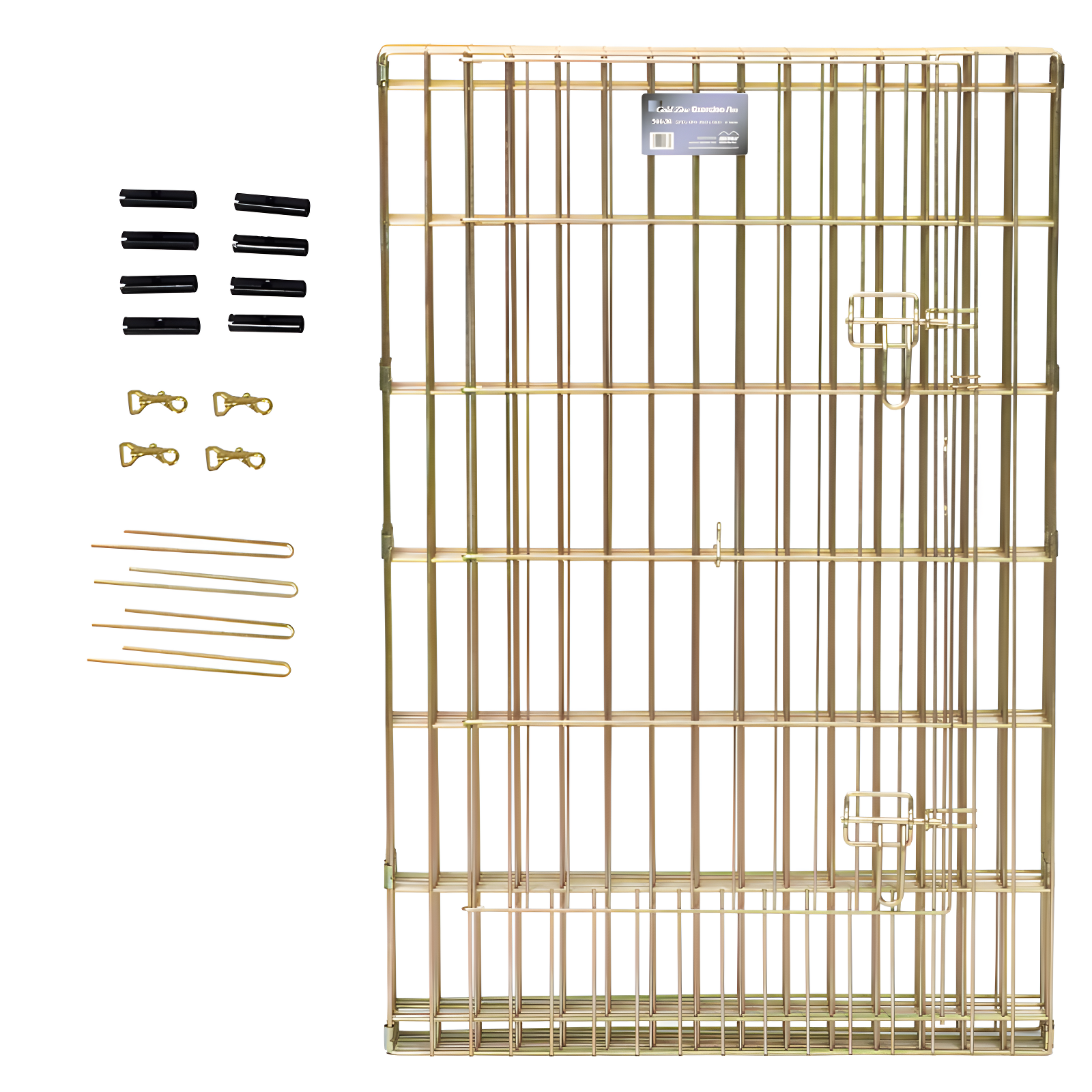 MidWest Homes for Pets Gold Zinc Exercise Pen/Pet Playpen with Door