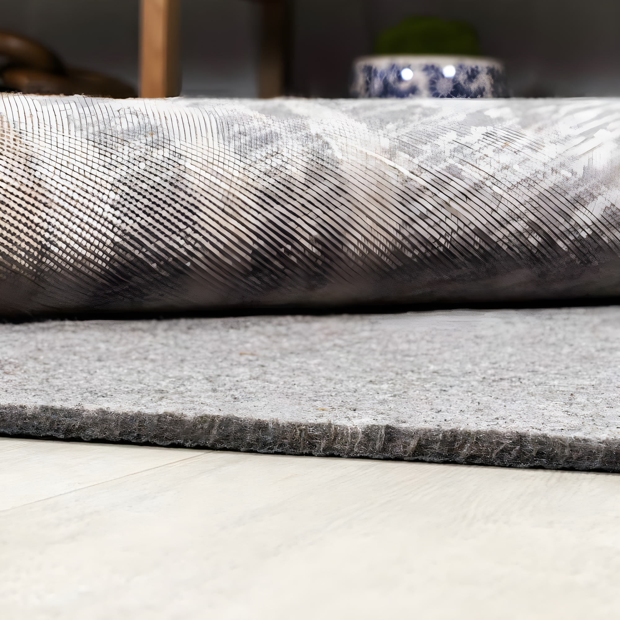 JONATHAN Y Comfort Plus Gray/Brown 5 ft. x 8 ft. Rug Pad