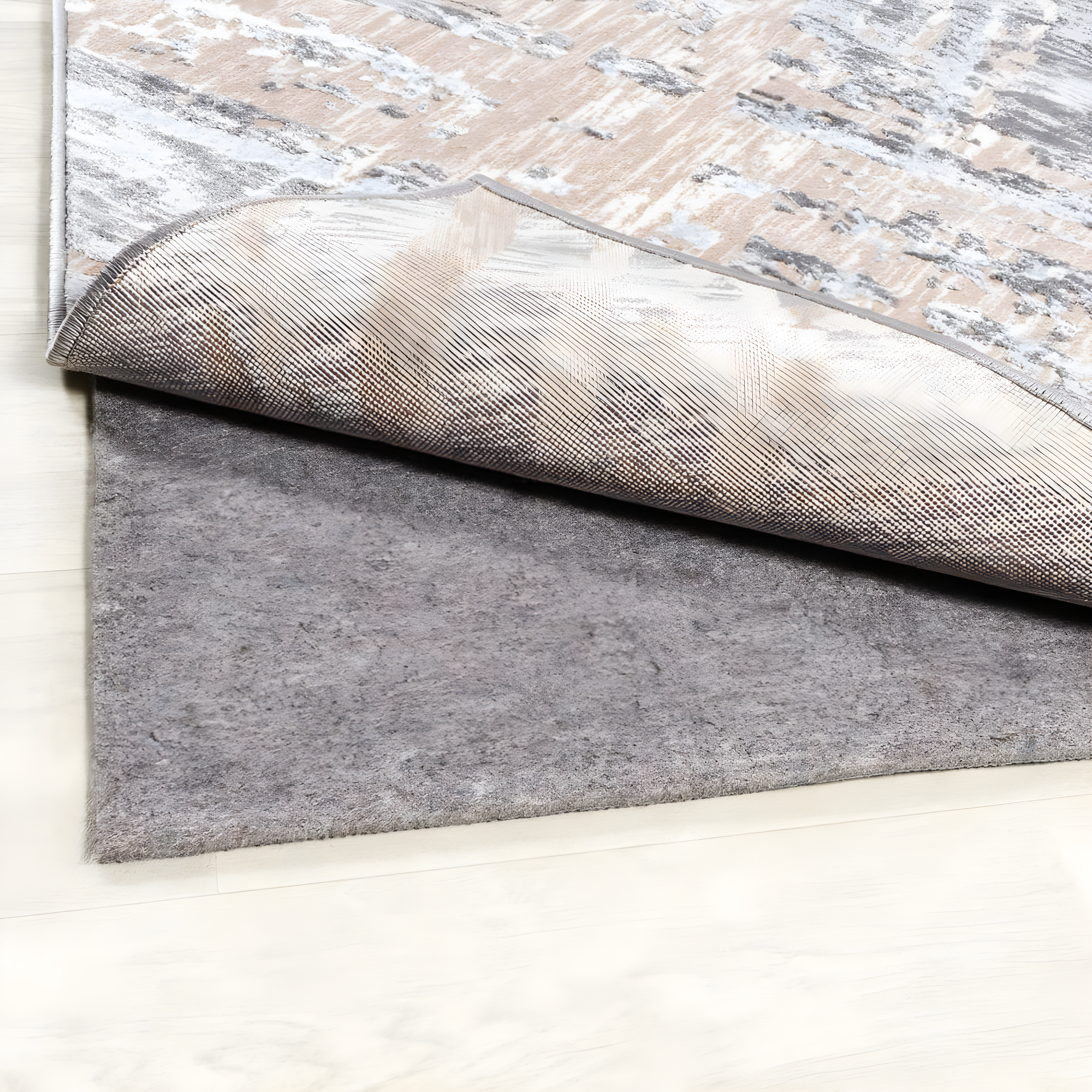 JONATHAN Y Comfort Plus Gray/Brown 5 ft. x 8 ft. Rug Pad