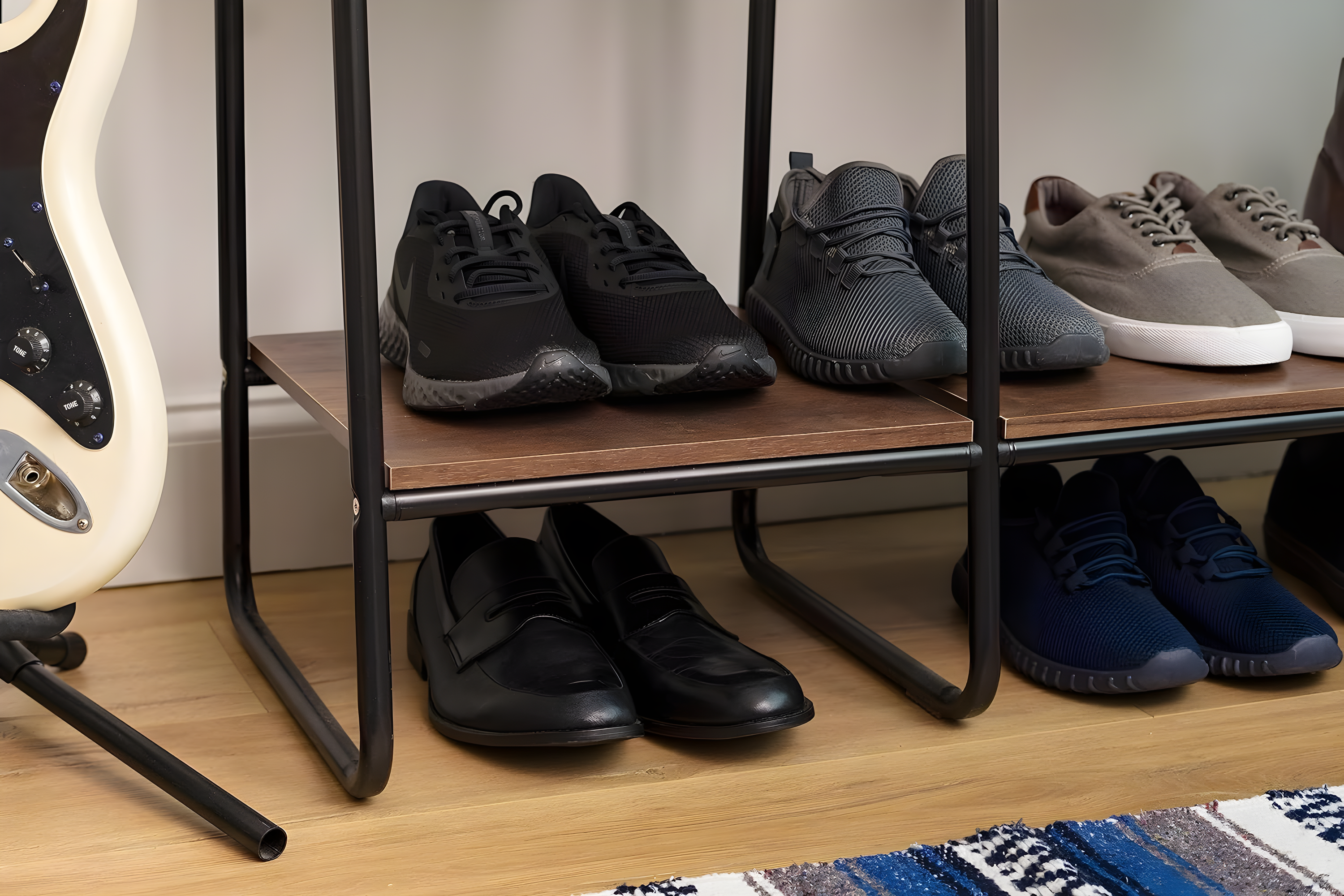39.8'' Manufactured Wood Clothing Rack