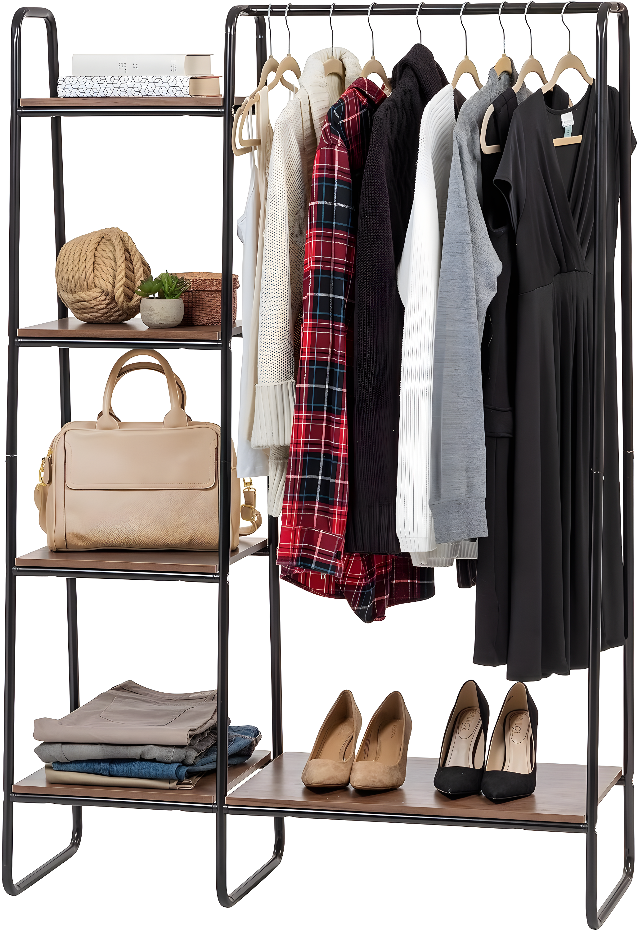 39.8'' Manufactured Wood Clothing Rack