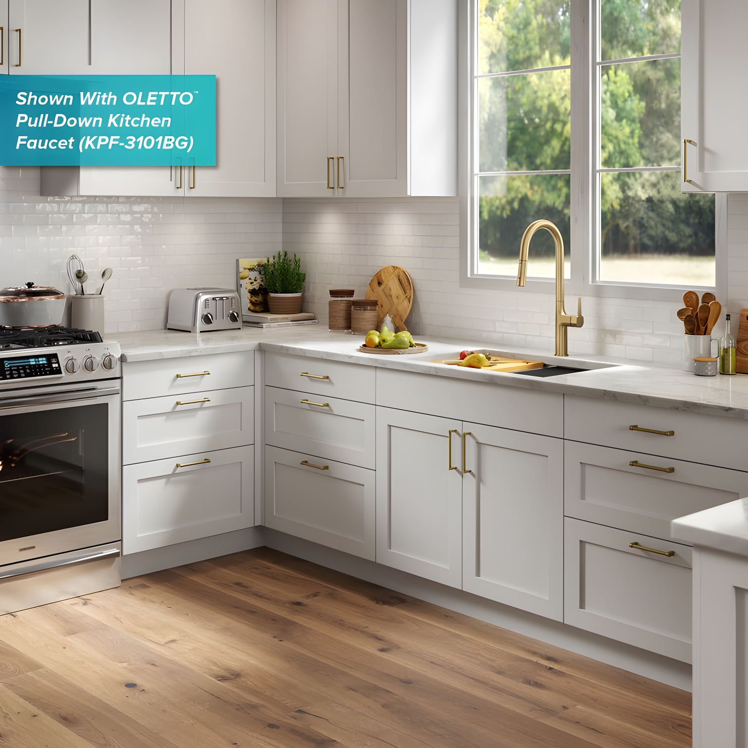 KRAUS Kore™ 28" L Undermount Workstation 16 Gauge Stainless Steel Single Bowl Kitchen Sink with Accessories