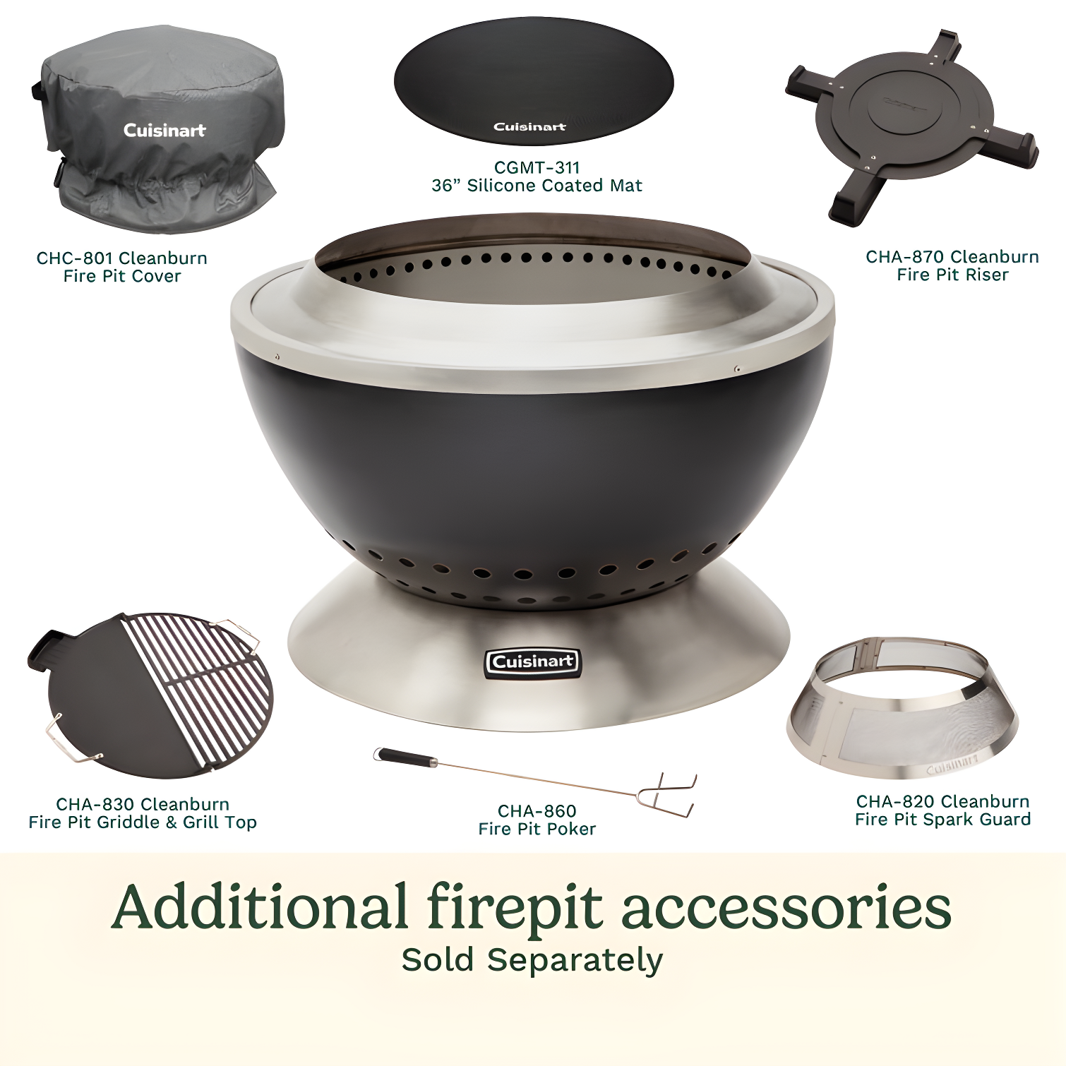 Cuisinart 24" Cleanburn Smokeless Fire Pit