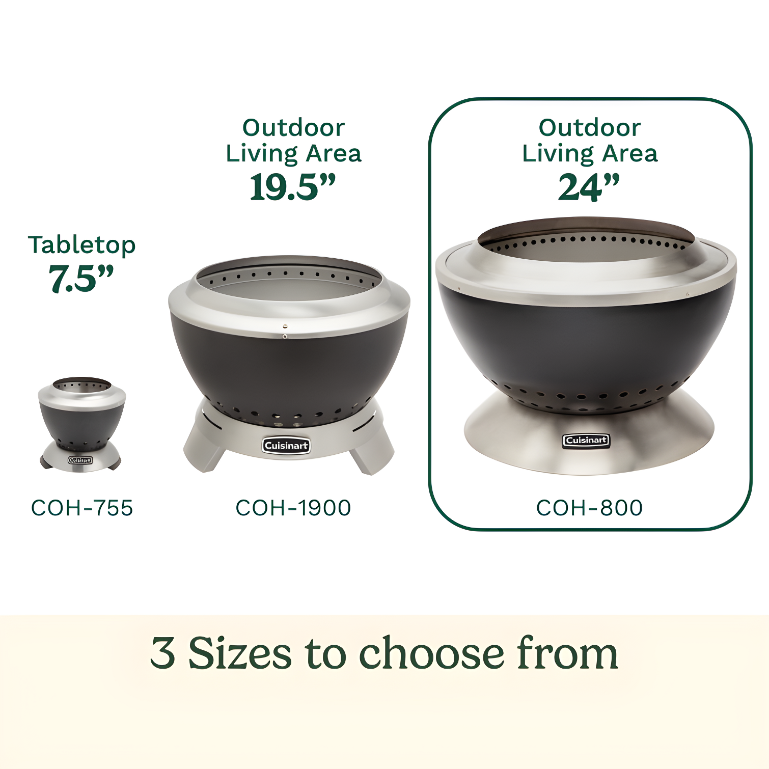 Cuisinart 24" Cleanburn Smokeless Fire Pit
