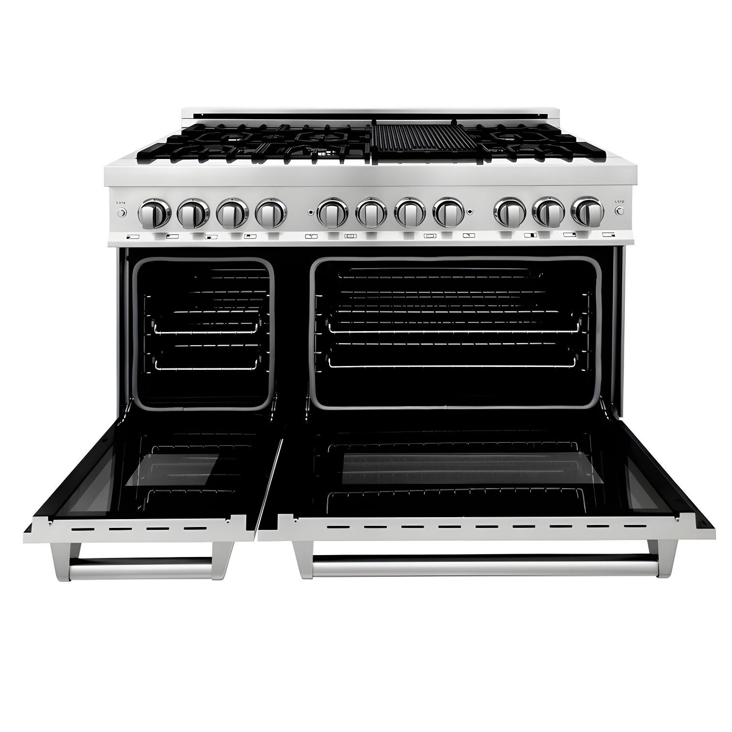 ZLINE 48 in. Legacy Dual Fuel Range w/ 7 Burner Cooktop & 2 Ovens w/ Doors