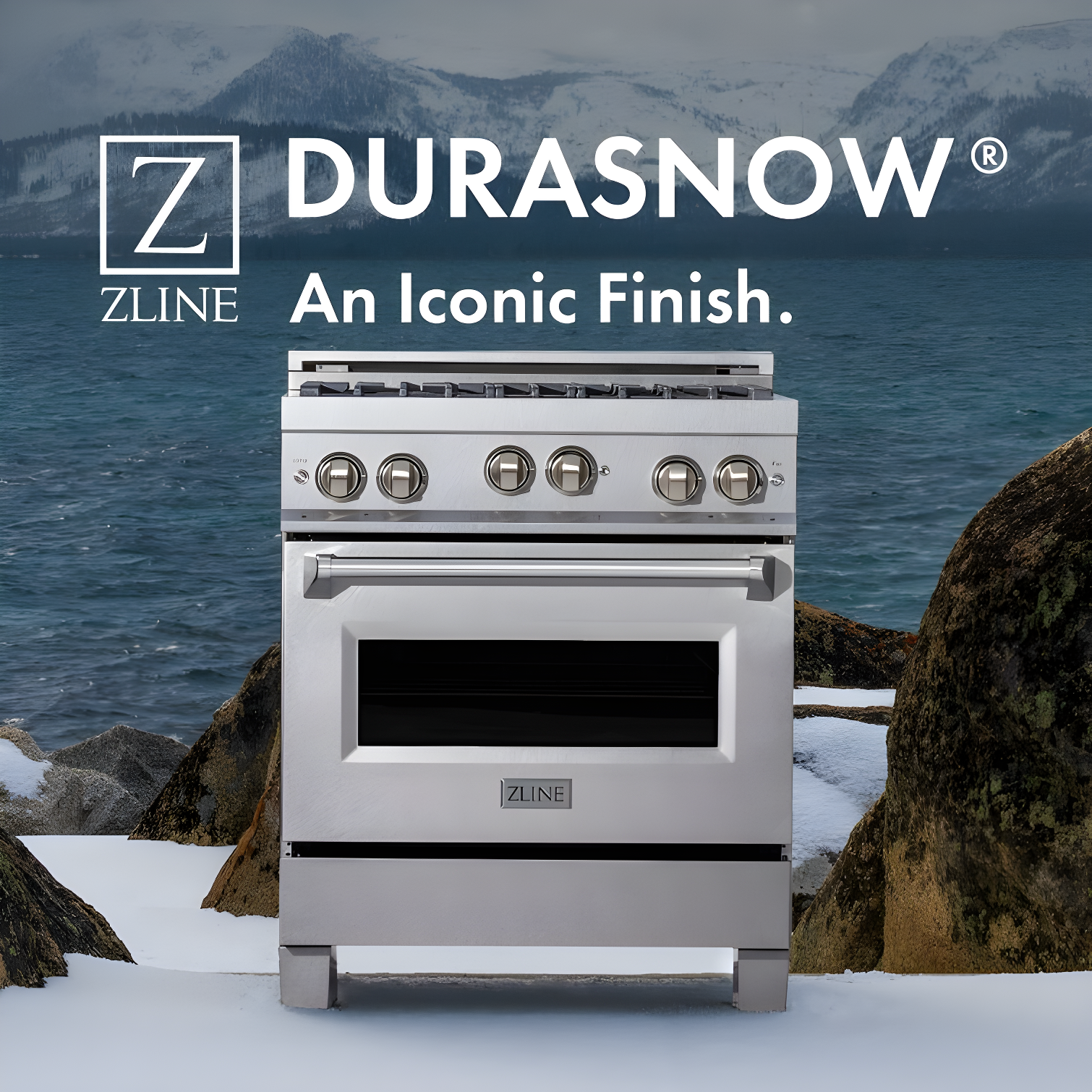 ZLINE 48 in. Legacy Dual Fuel Range w/ 7 Burner Cooktop & 2 Ovens w/ Doors