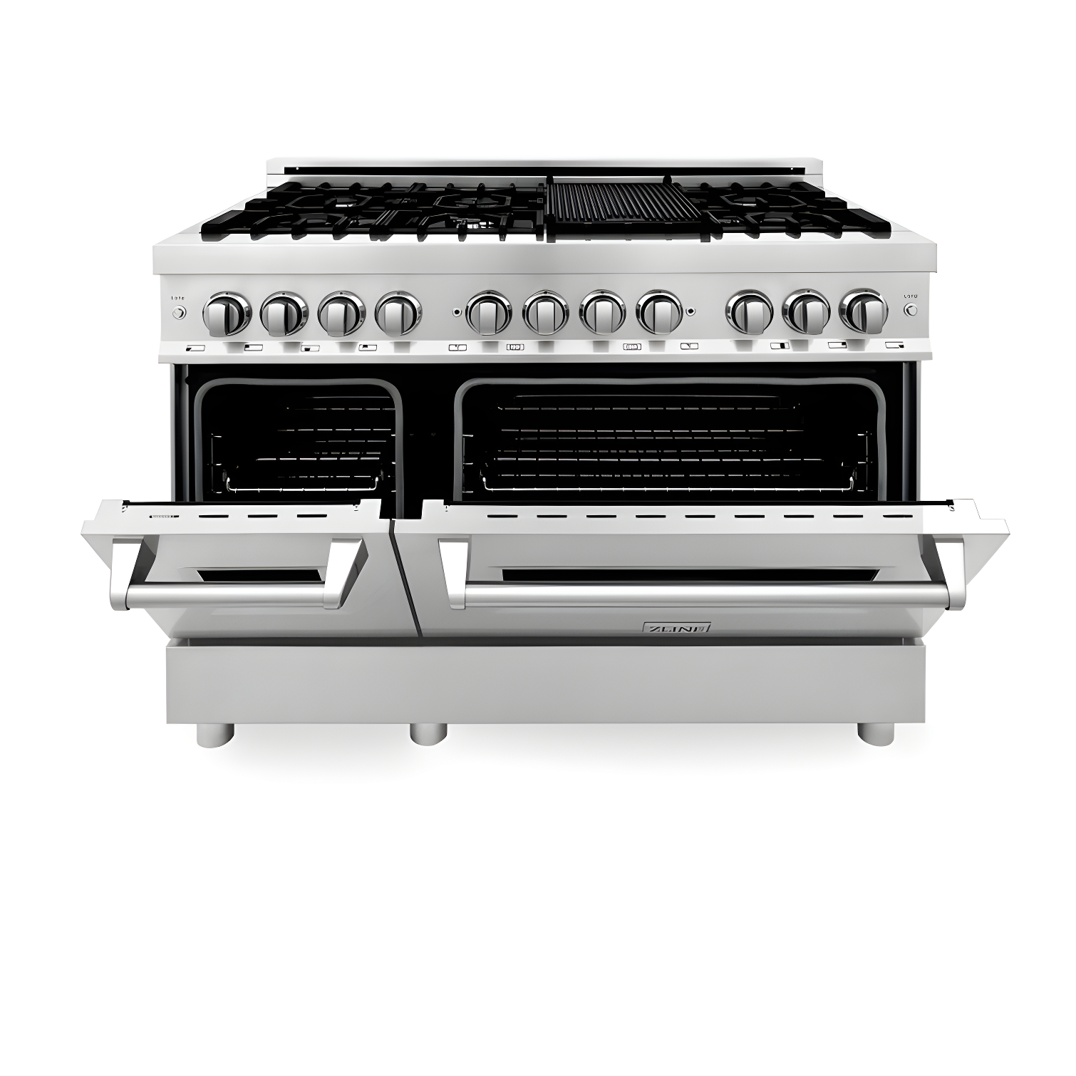 ZLINE 48 in. Legacy Dual Fuel Range w/ 7 Burner Cooktop & 2 Ovens w/ Doors