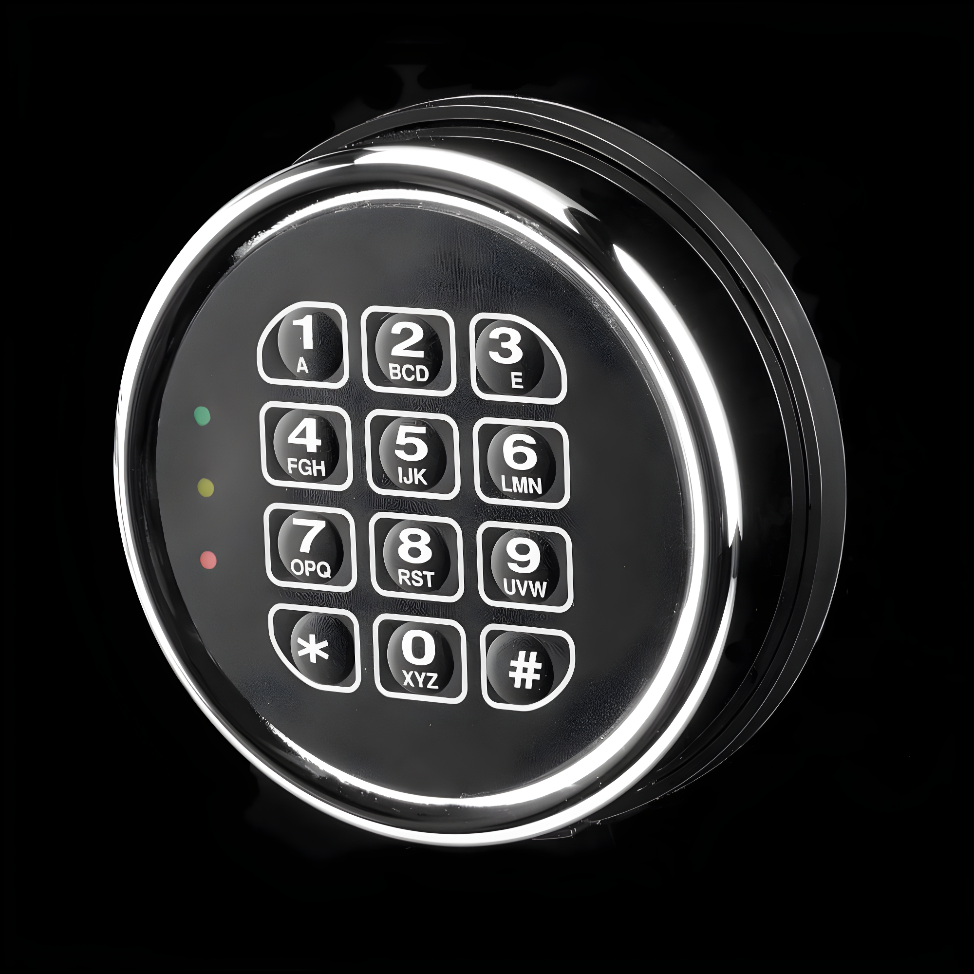 Ceballos 1.01 CUBIC FT BLACK JEWELRY SAFE V2