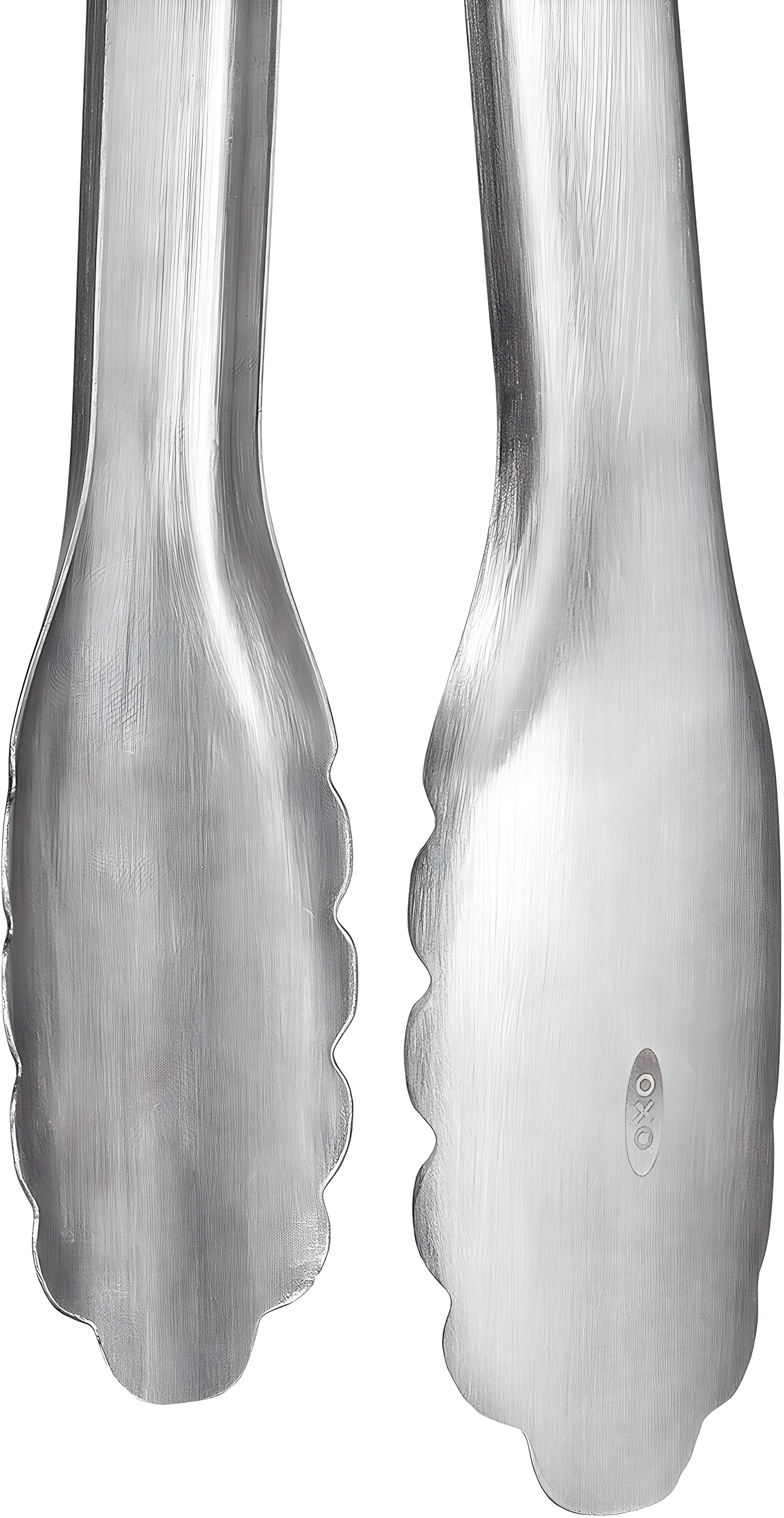 Stainless Steel Grilling Tongs and Turner Set with Black Handles