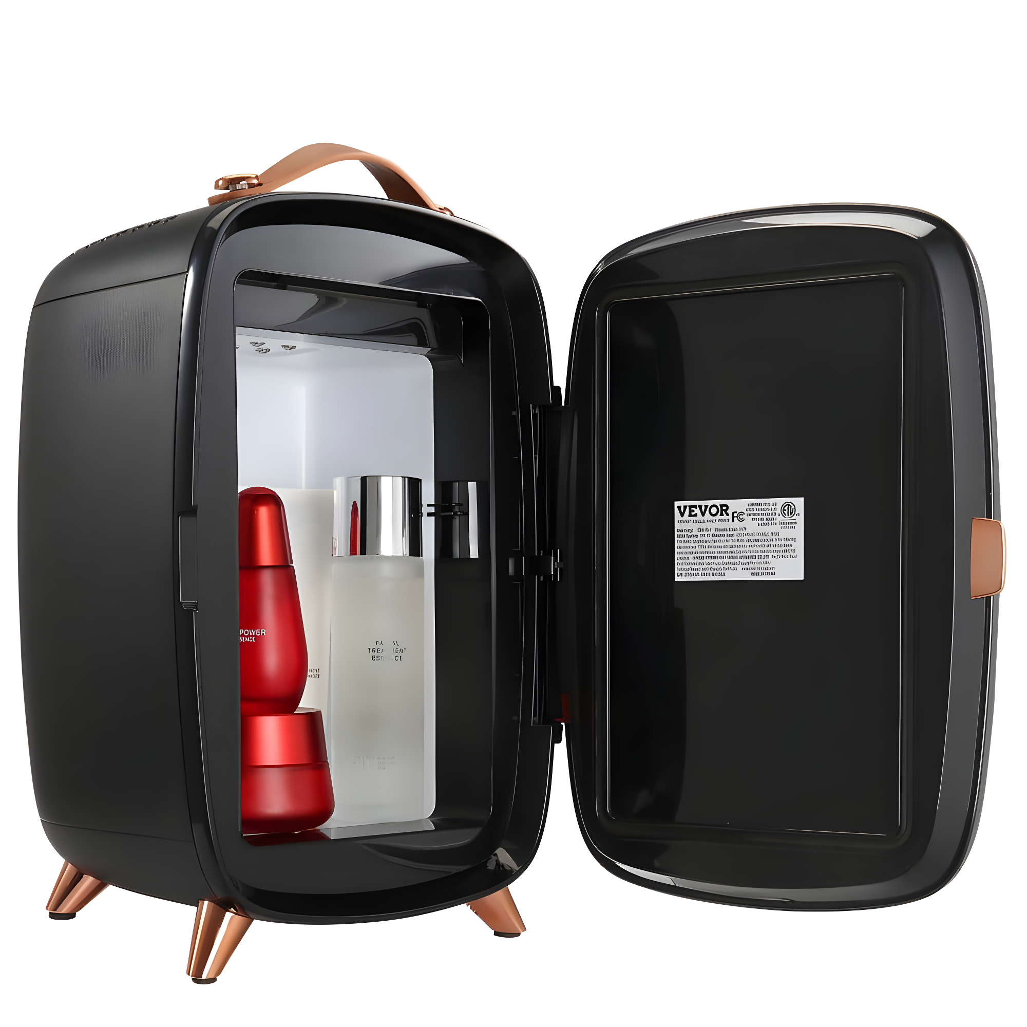 VEVOR 0.21 Cubic Feet Portable Countertop Mini Fridge