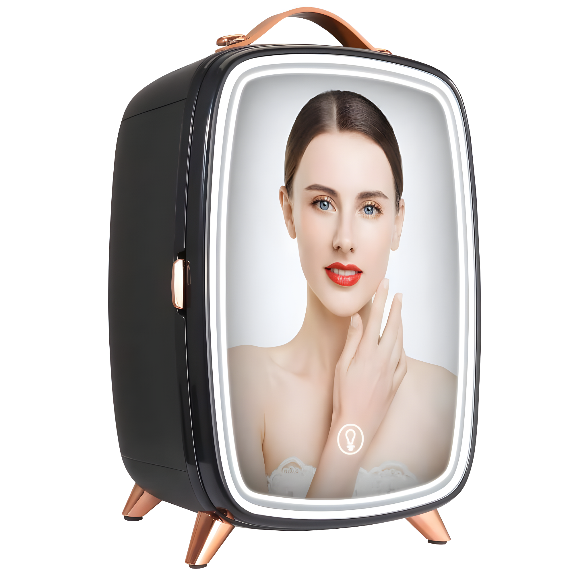 VEVOR 0.21 Cubic Feet Portable Countertop Mini Fridge