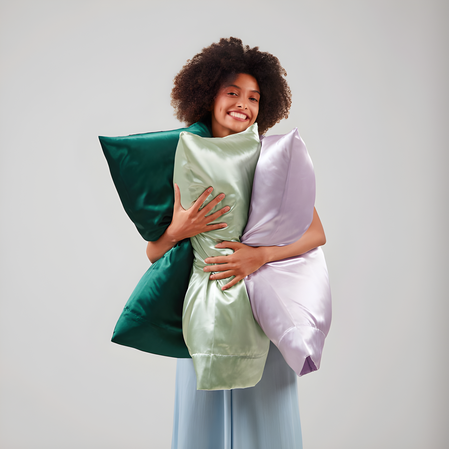 Madison Park Essentials Satin Luxury 2PC Pillowcases (Set of 2)