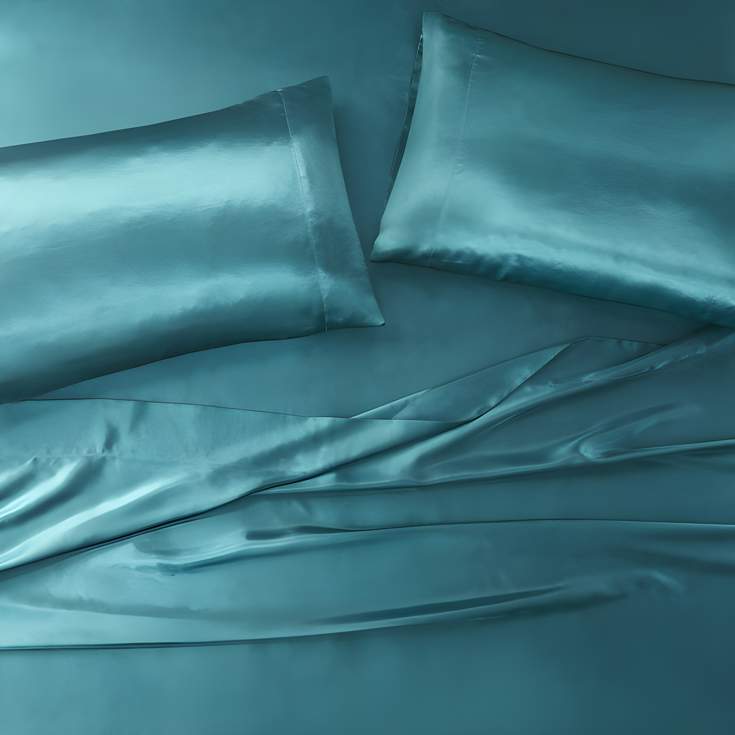 Madison Park Essentials Satin Luxury 2PC Pillowcases (Set of 2)