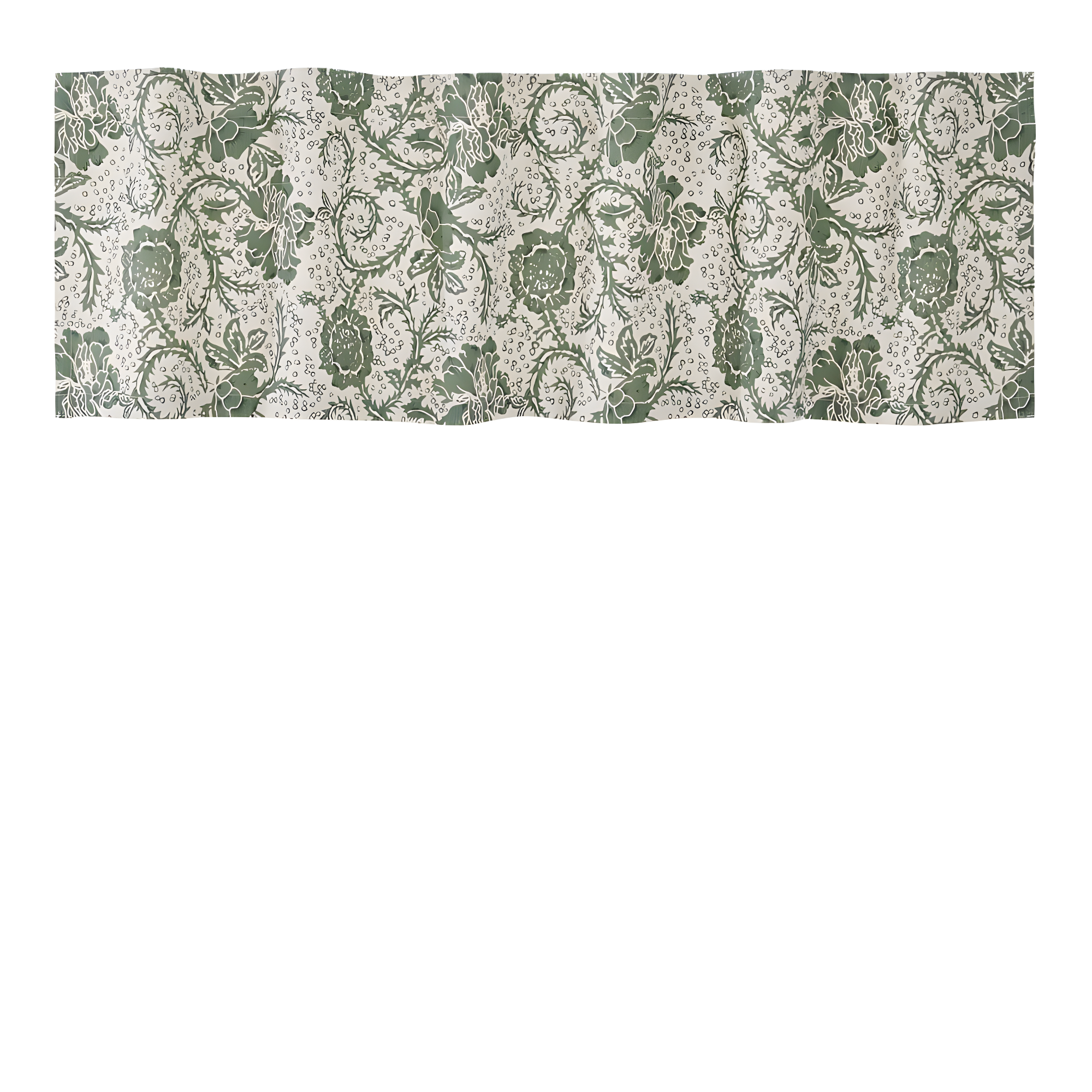 Grovelane Axminster Cotton Floral Tailored Window Valance