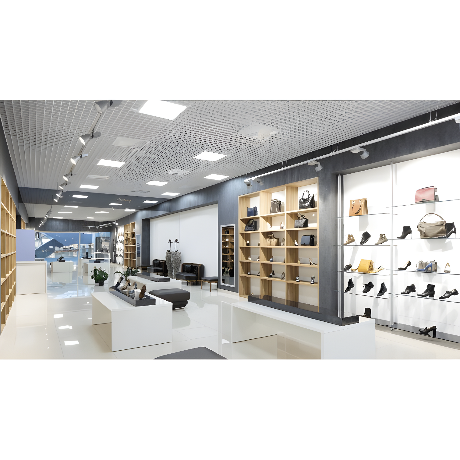 eSenLite Dimmable Square Troffer Ceiling Light