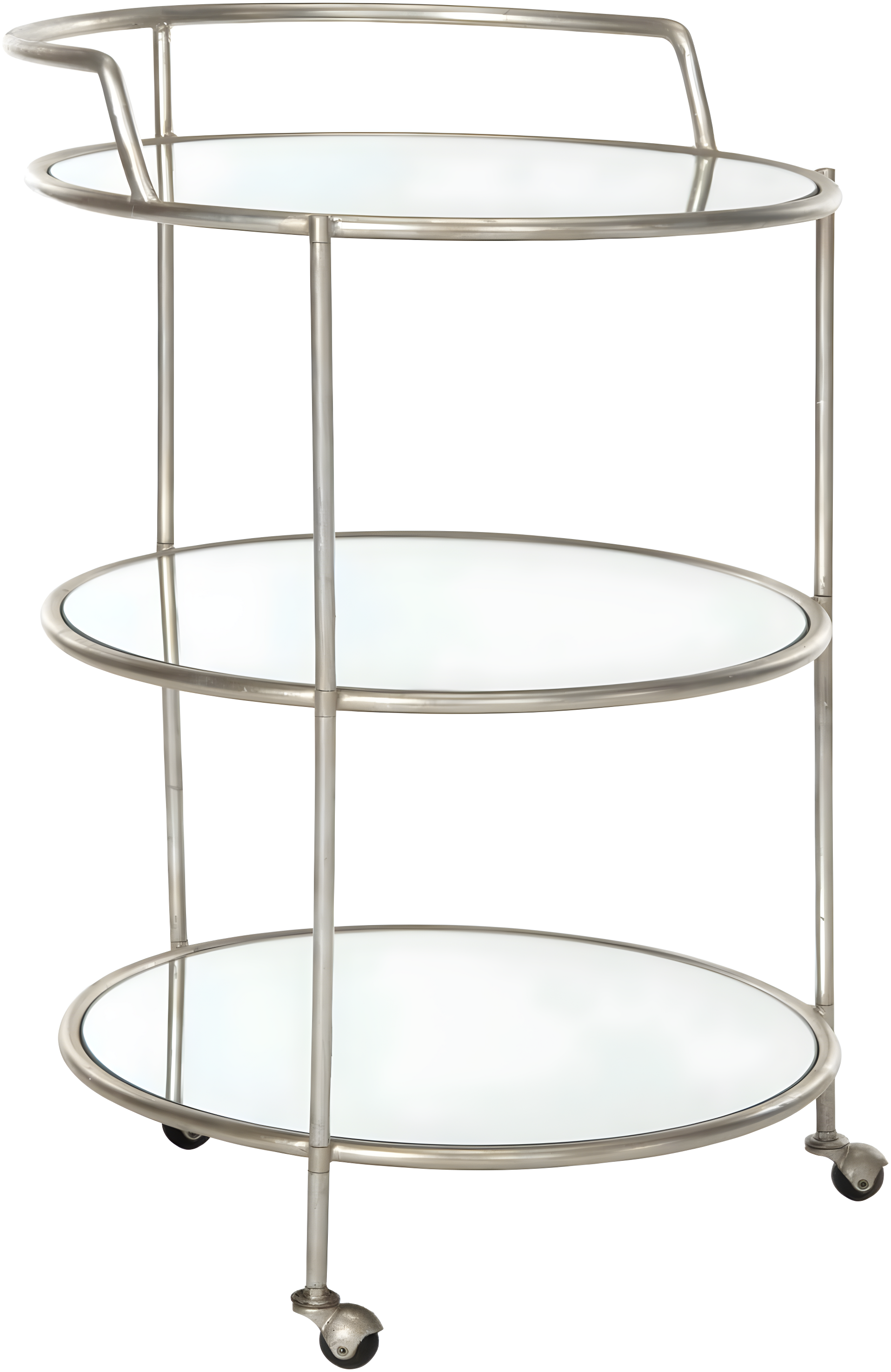 Dulcinea Bar Cart - FOX2554B - Gold/Mirror - Safavieh