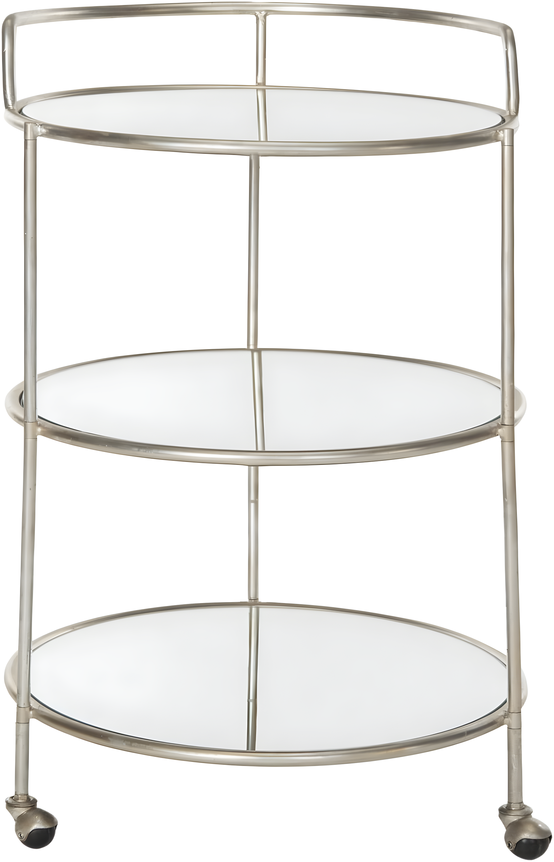 Dulcinea Bar Cart - FOX2554B - Gold/Mirror - Safavieh