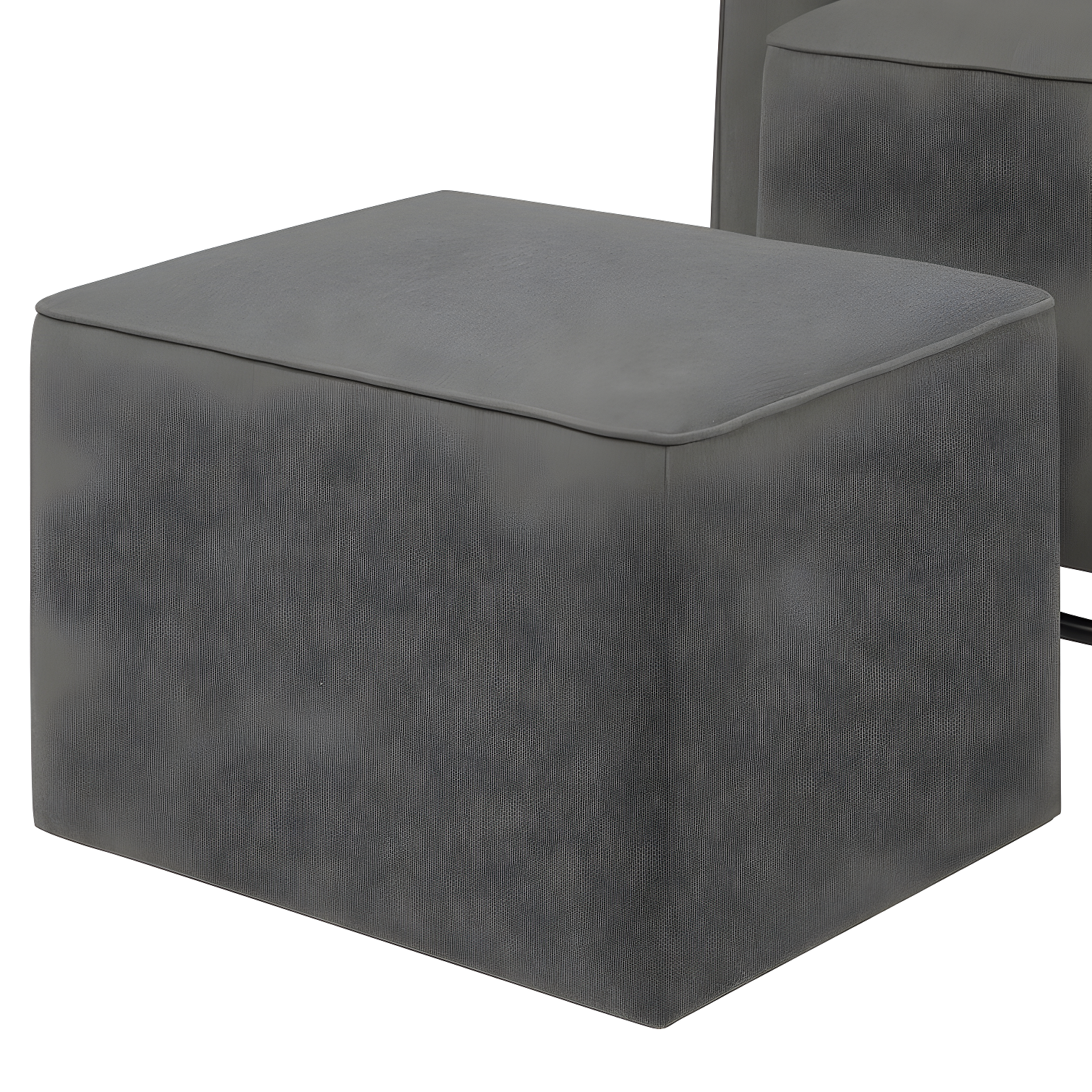 Olive Swivel Glider with Ottoman