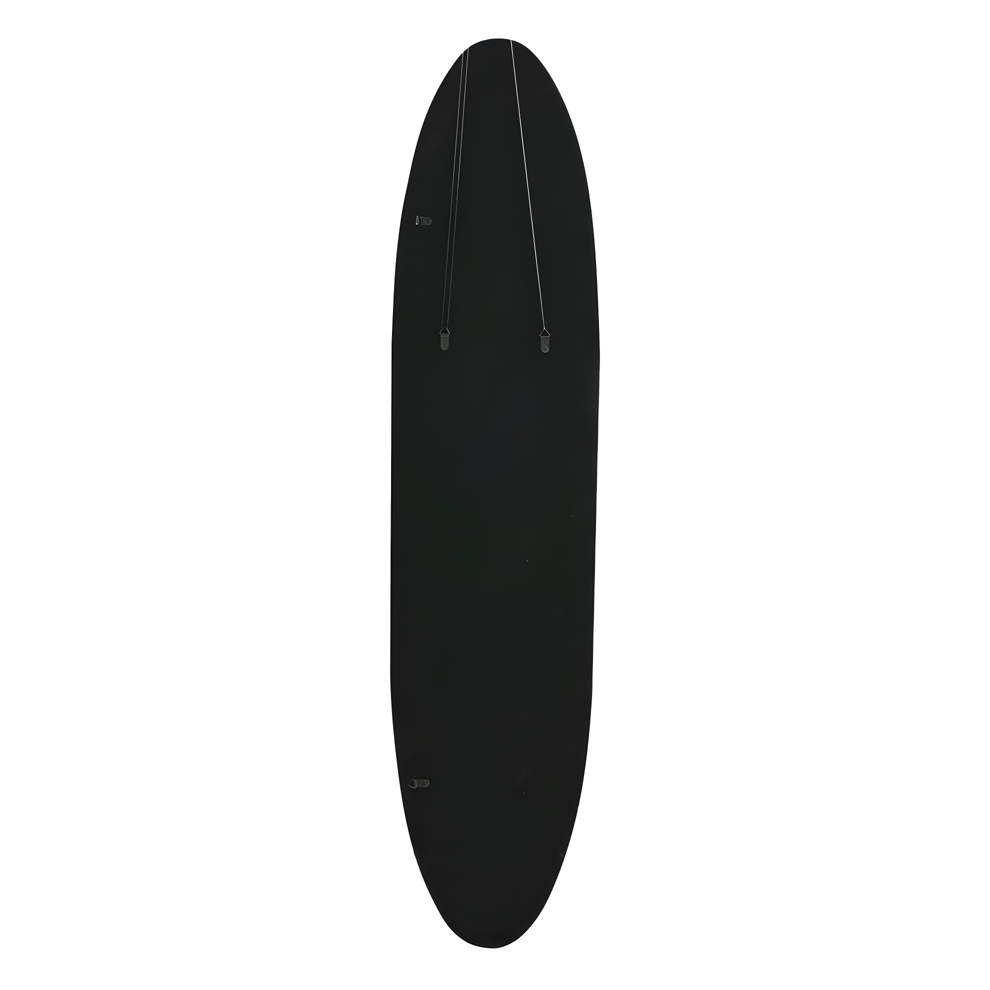 Storied Home Lacquered Wood Surfboard Wall Decor with White/Red Striped Hangs Vertical or Horizontal: Modern Abstract Art