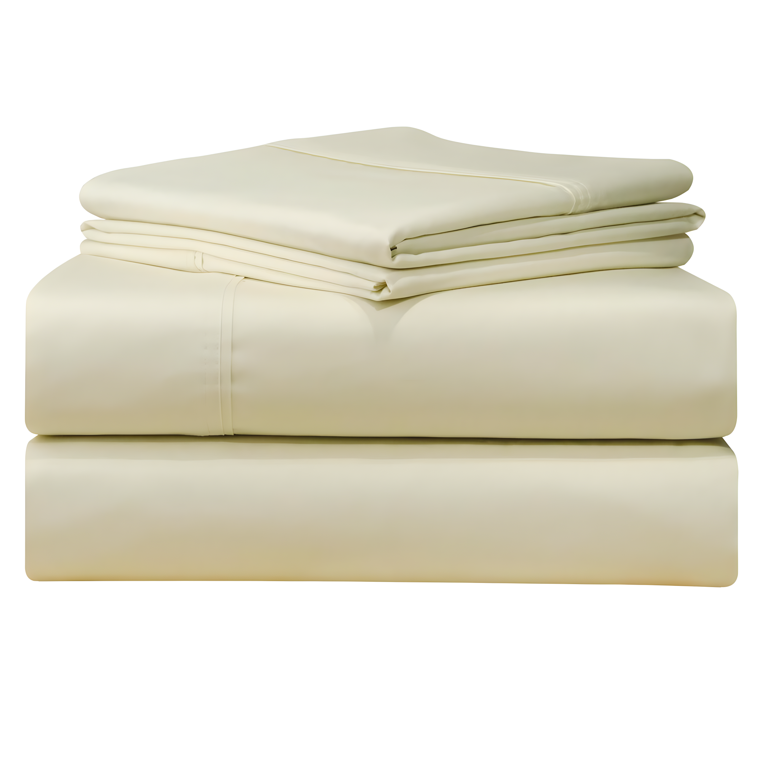 Pointehaven 500 Thread Count Cotton Extra Deep Pocket Bed Sheet Set Ivory California King