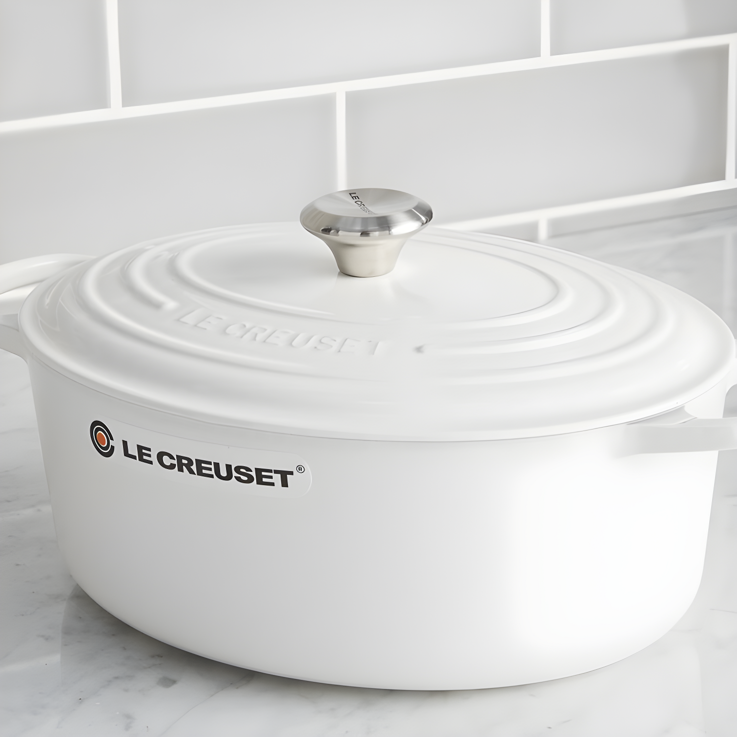 Le Creuset Enameled Cast Iron Oval Dutch Oven with Lid