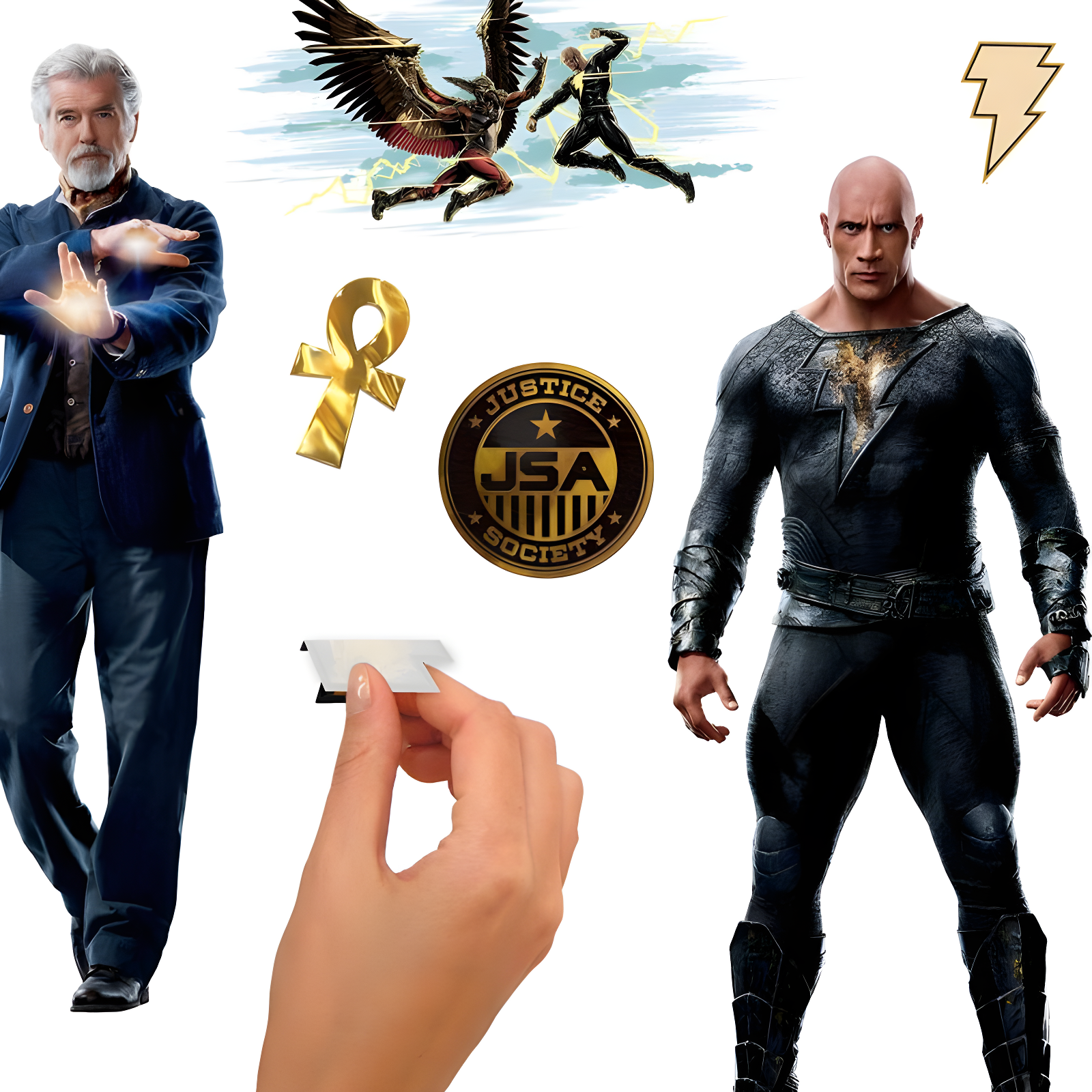 RoomMates Black Adam Kids' Peel and Stick Wall Decals