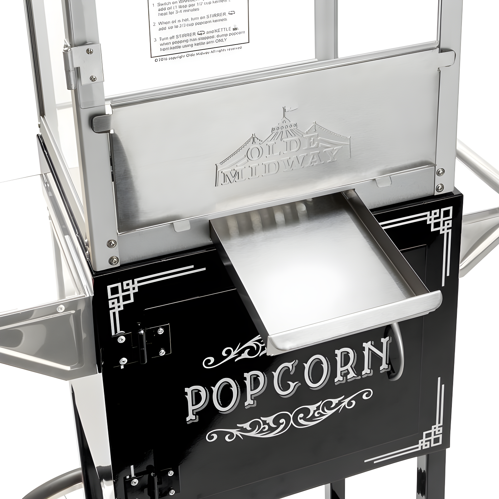 Olde Midway Olde Midway 6 Oz. Popcorn Machine Stand / Cart
