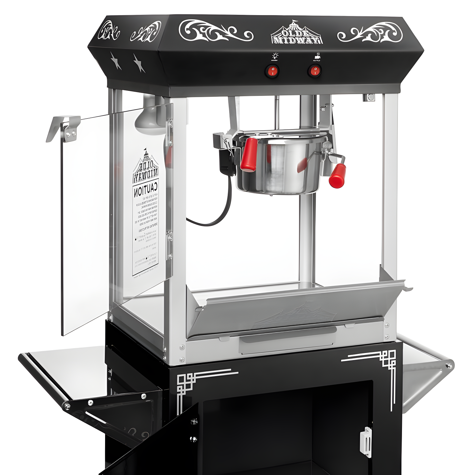 Olde Midway Olde Midway 6 Oz. Popcorn Machine Stand / Cart