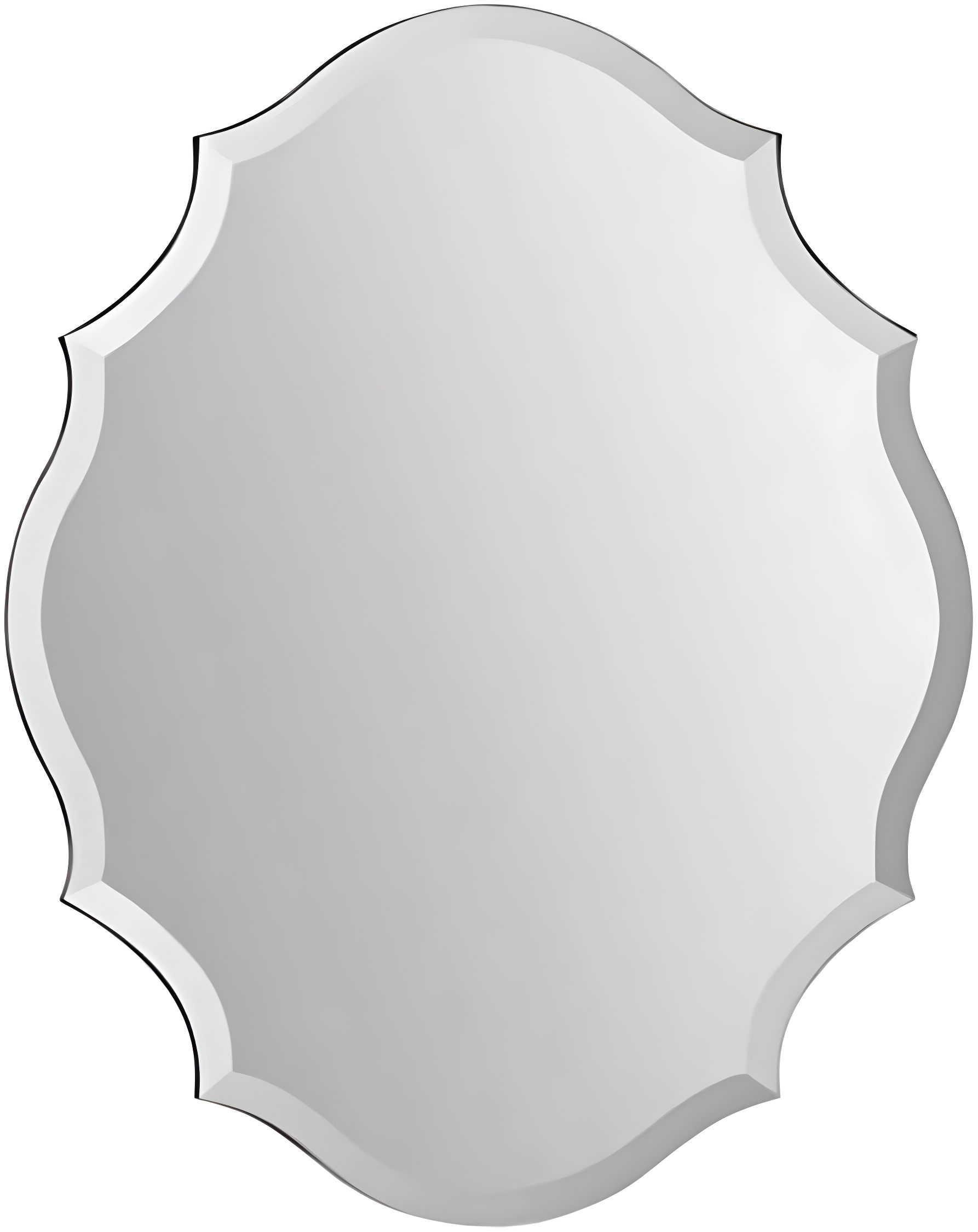 Renwil Emma Mirror in Wave Pattern Frame