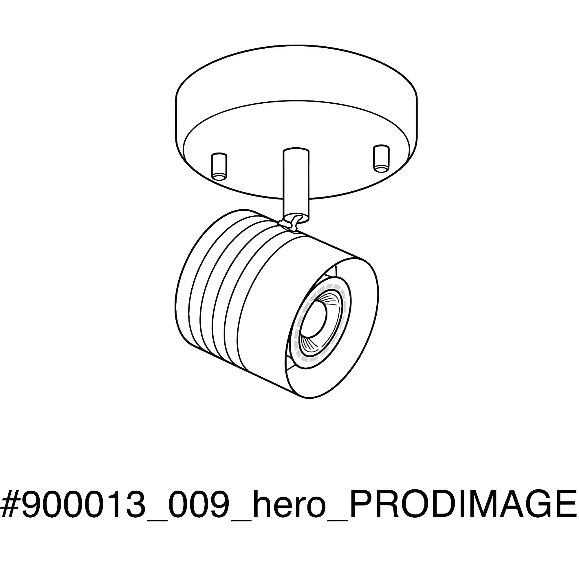 Progress Lighting P900013 Kitson 5" Wide Outdoor Semi-Flush Ceiling Fixture - Nickel