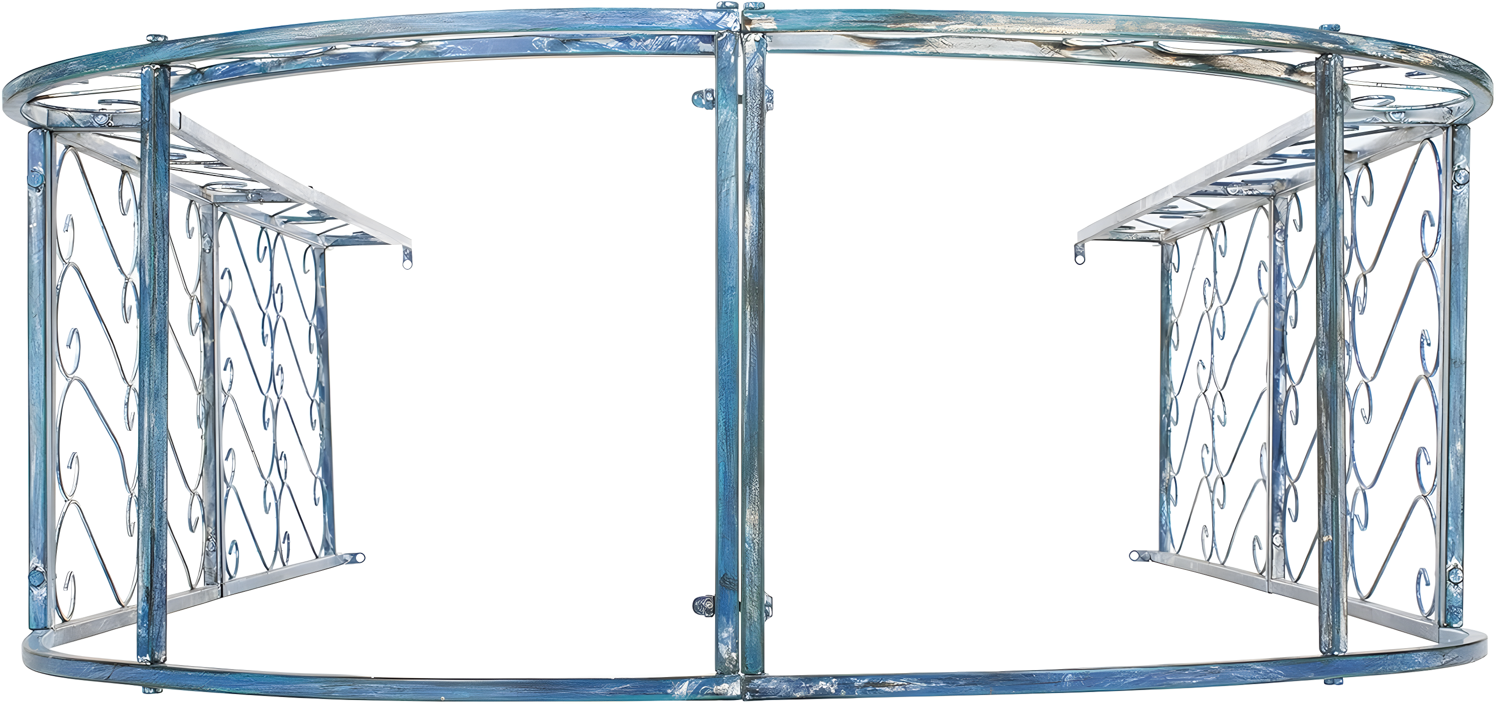 Alcott Hill® Afaan 48.5'' W x 18.5'' D Iron Arbor