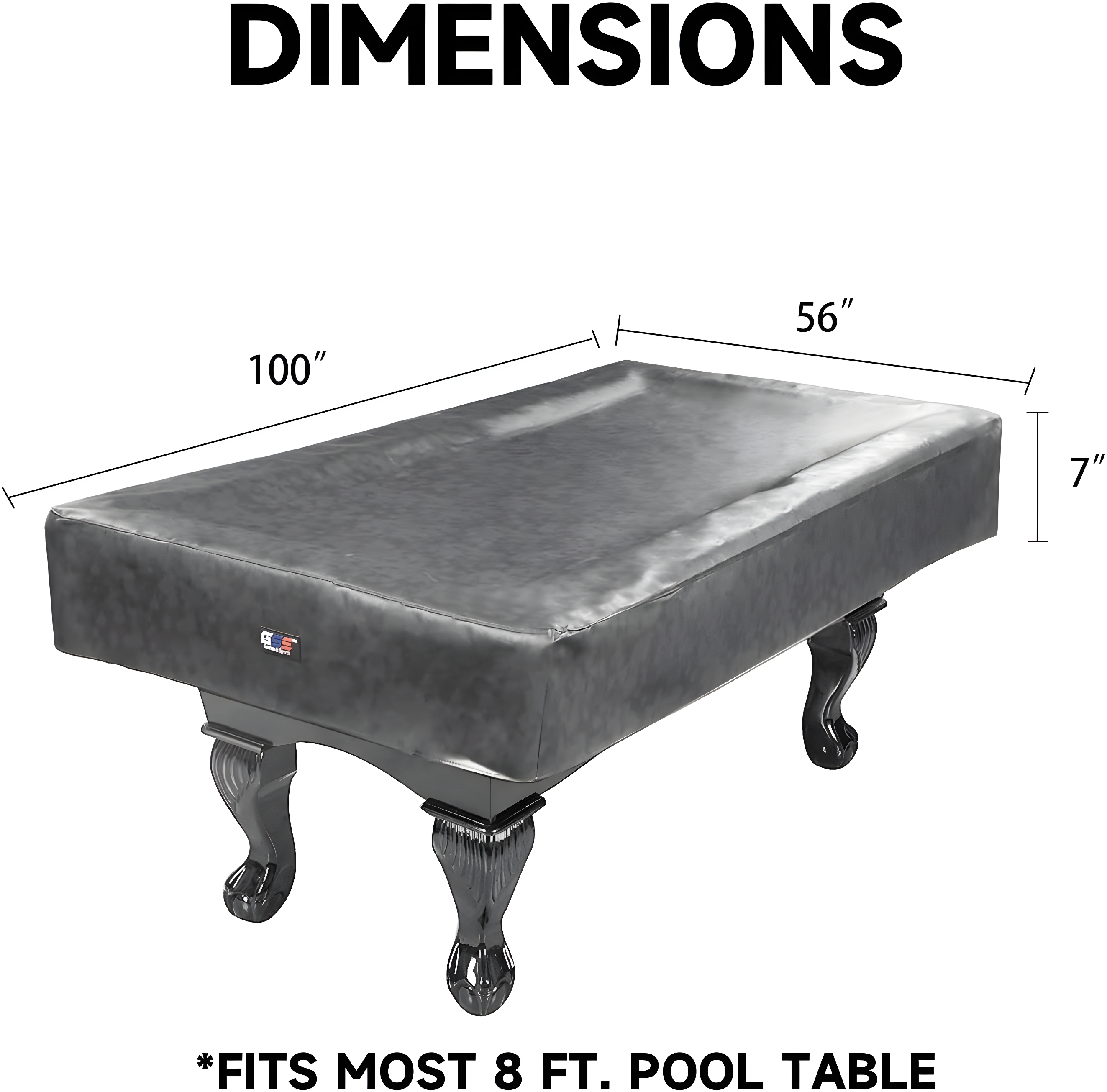 GSE Games & Sports Expert Leather / Faux Leather Pool Table Covers & Accessories