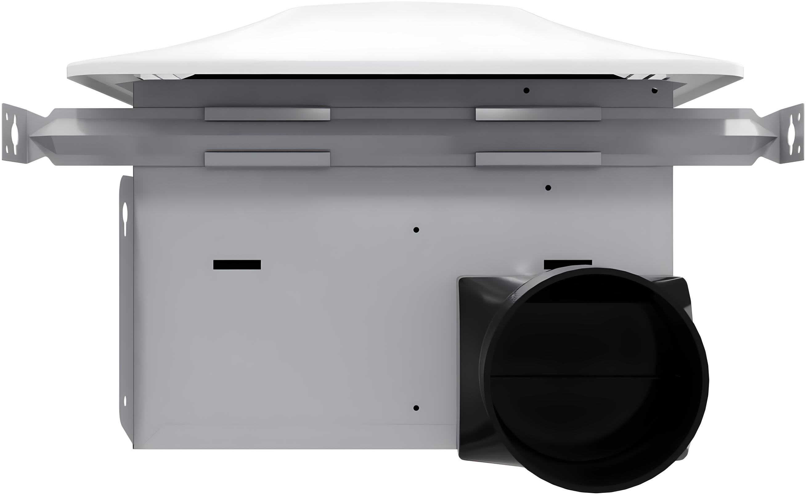 ANZZI 110 CFM 1.3 Sones Super Quiet Square Grill Ceiling Mount Sturdy 26 Watt Bathroom Exhaust Fan With Built-In LED Light Energy Star Rated