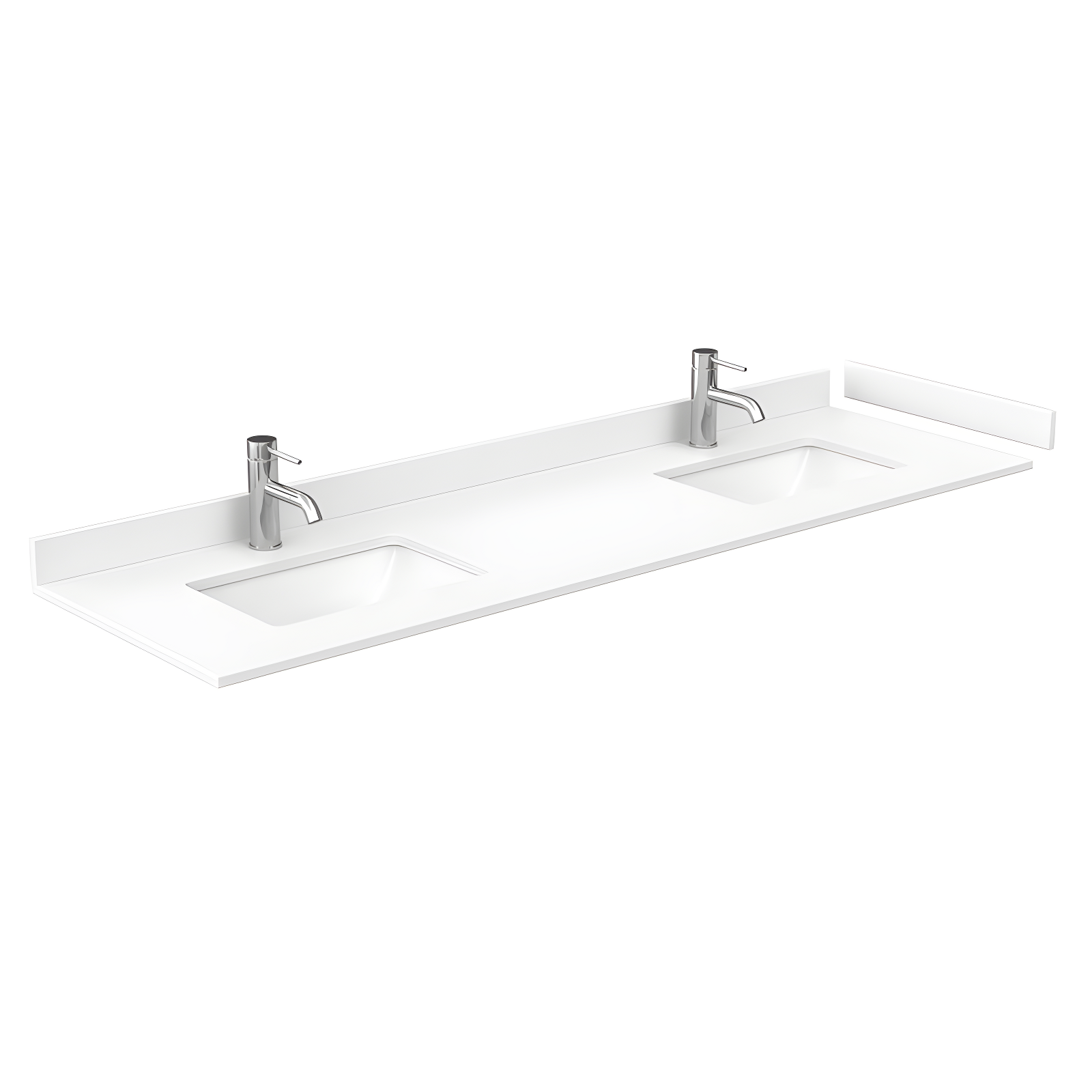Wyndham Collection Deborah 72'' Double Bathroom Vanity with Marble Top