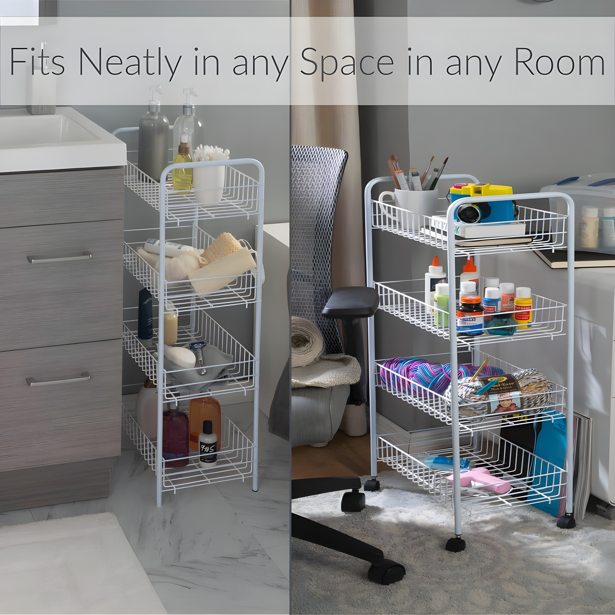 Simplify Gould 32.25'' H x 22'' W Utility Cart with Wheels