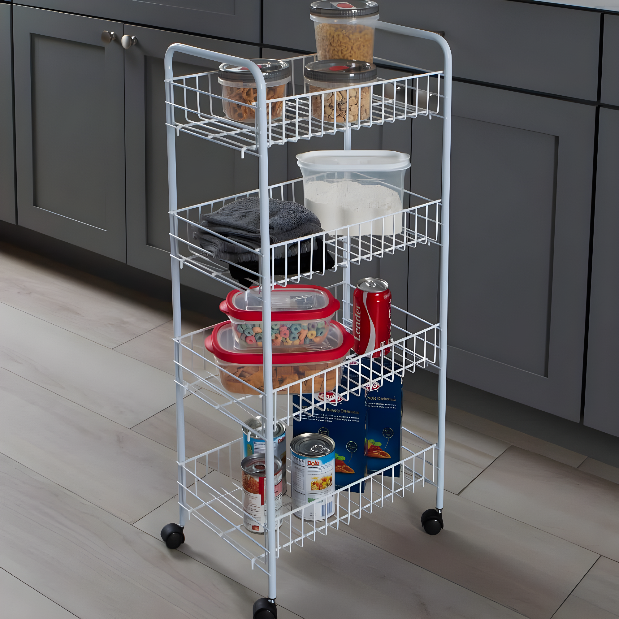 Simplify Gould 32.25'' H x 22'' W Utility Cart with Wheels