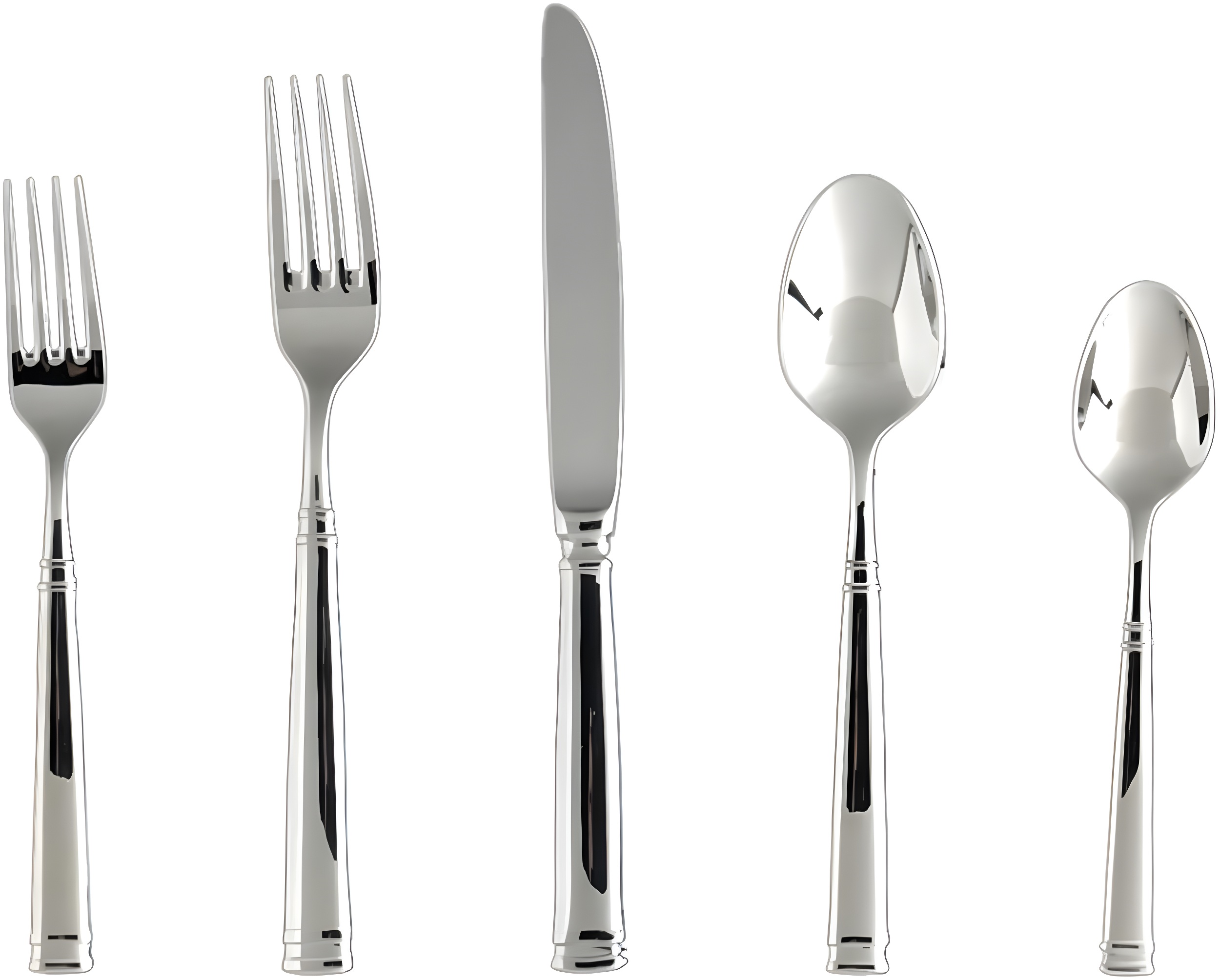 Fortessa Bistro Stainless Steel Flatware Set, Service for 4
