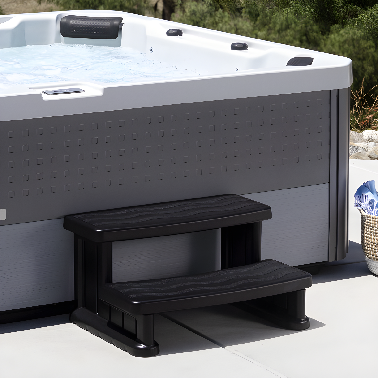 Lifesmart Spa Step for Square and Round Hot Tubs
