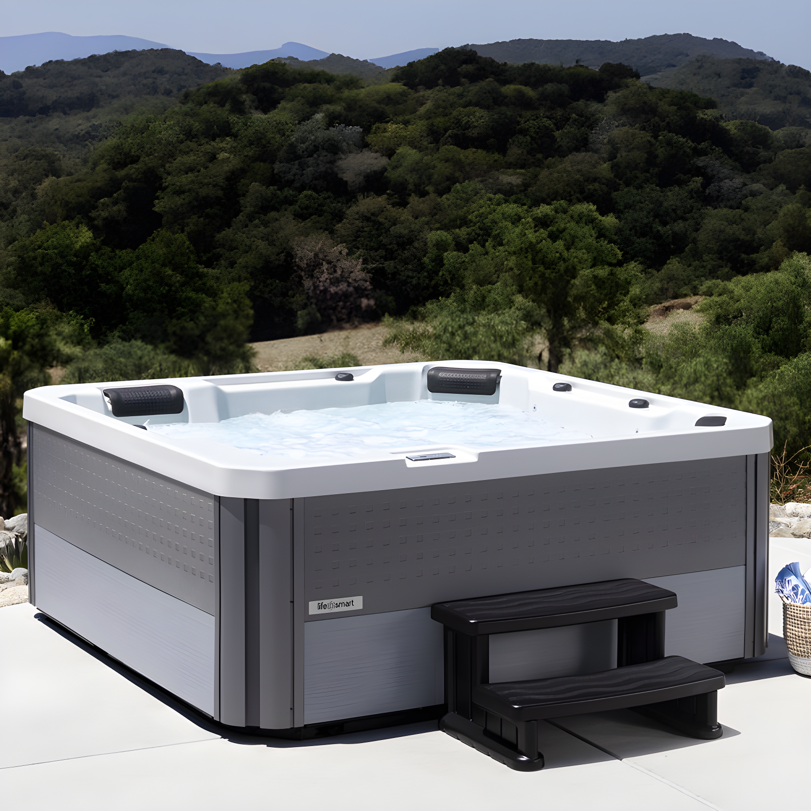 Lifesmart Spa Step for Square and Round Hot Tubs